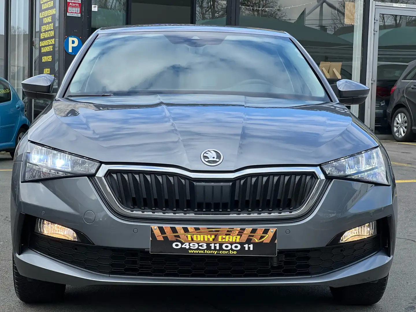 Skoda Scala 1.0 TSI✅14944Km✅*NAVI*via CarPlay*LED*BT*A/c* Gris - 1