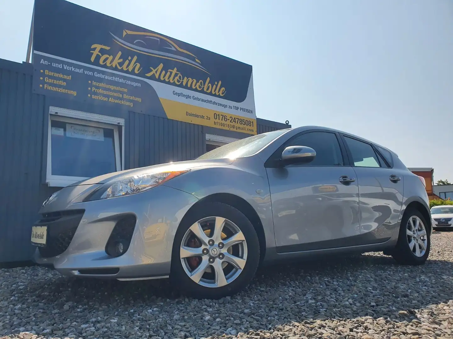 Mazda 3 Lim. Edition AUX-in NAVI 8fach bereift Silber - 1
