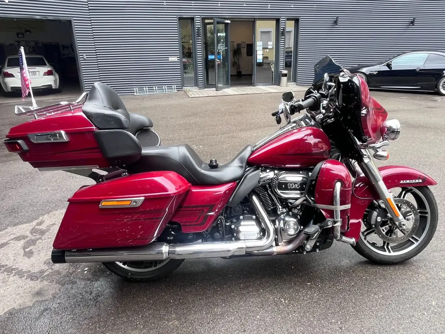 Harley-Davidson E Glide Ultra Limited FLHTK * 5HD * UNFALL* Rouge - 1