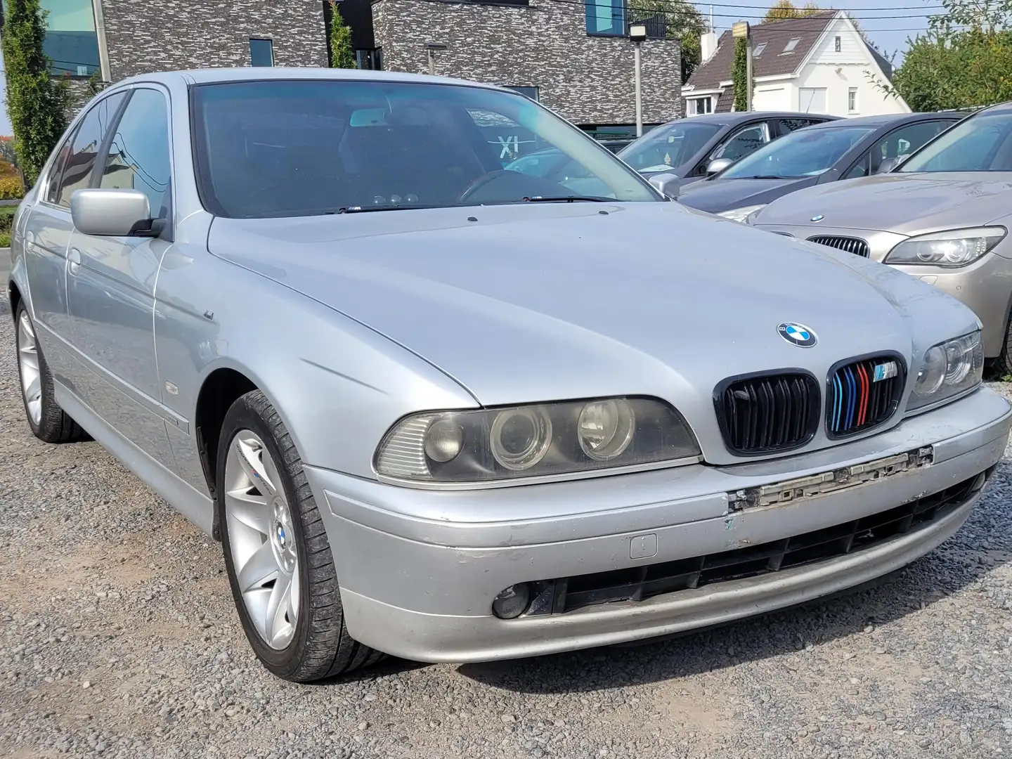 BMW 520 2171cc benzine/LPG AUTOMAAT AIRCO LEDER GPS 2001 Gris - 2