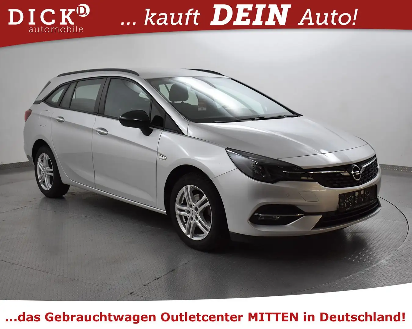 Opel Astra ST 1.2 Turbo Sport Edit NAVI+LED+SHZ+TEMP+ Silber - 1
