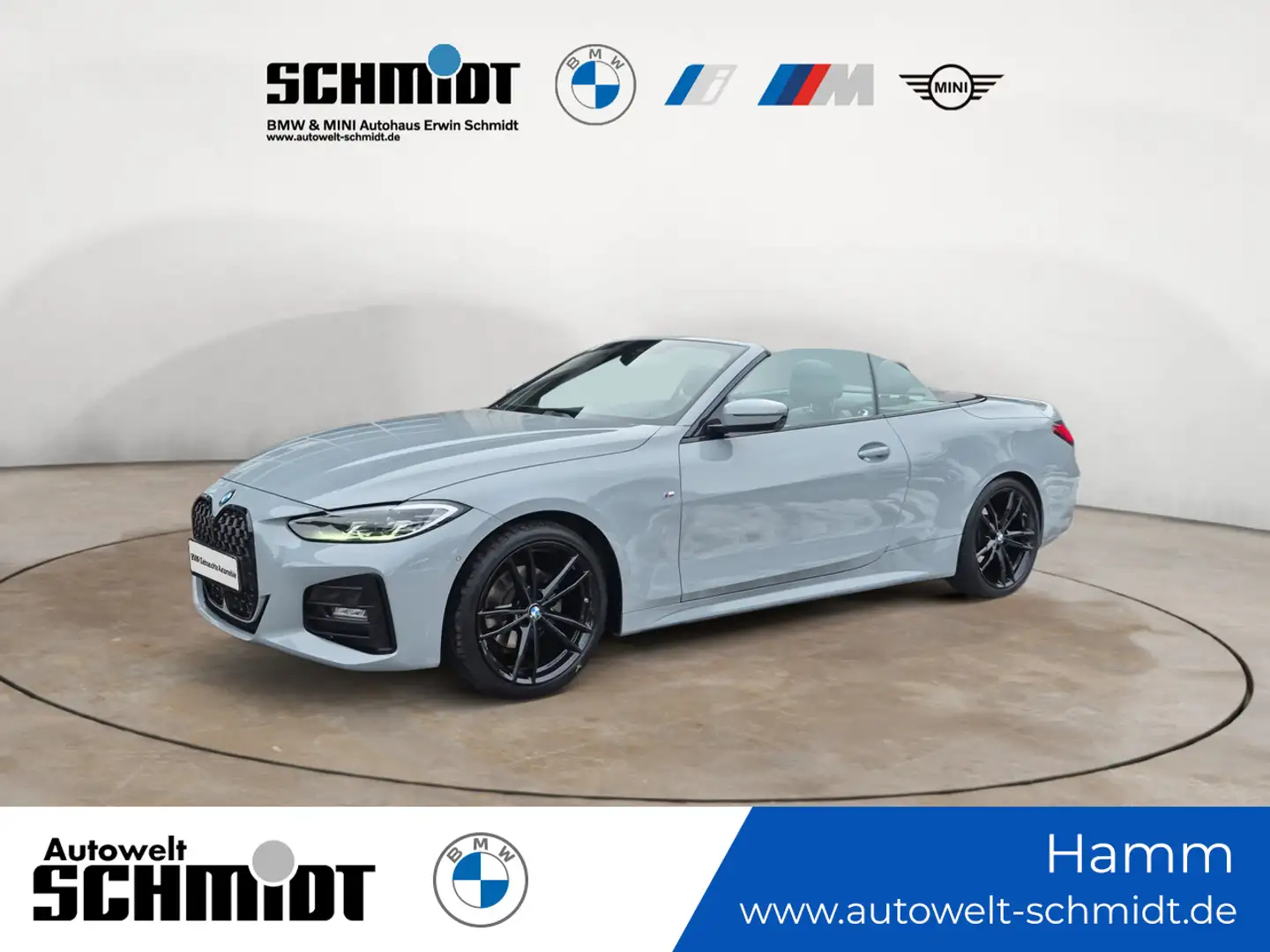 BMW 420 i Cabrio M Sportpaket + GARANTIE-bis-06.2028 Grau - 1