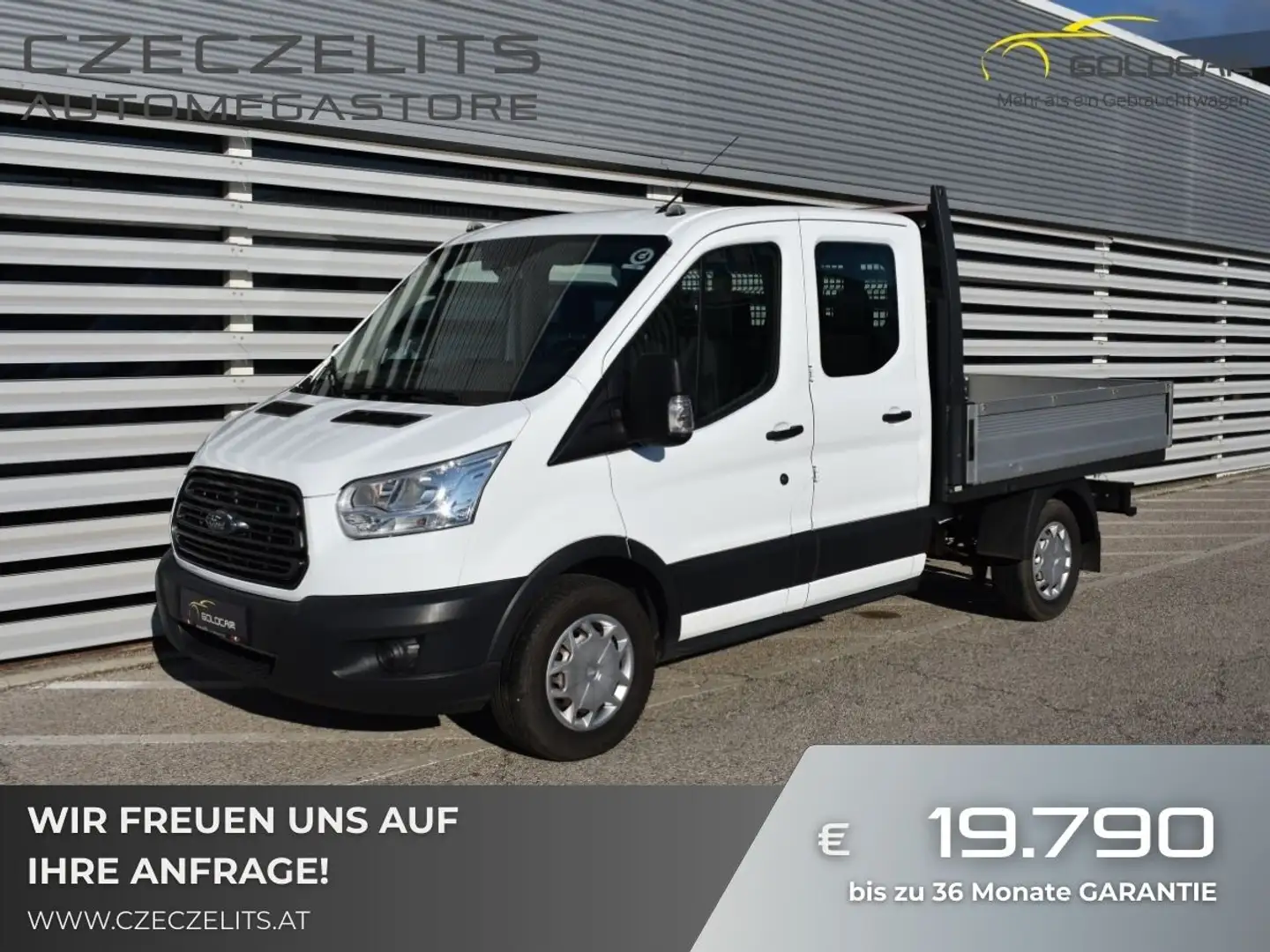 Ford Transit Transit Fahrgestell 2,0 TDCi L2H1 350 DK Trend Weiß - 1