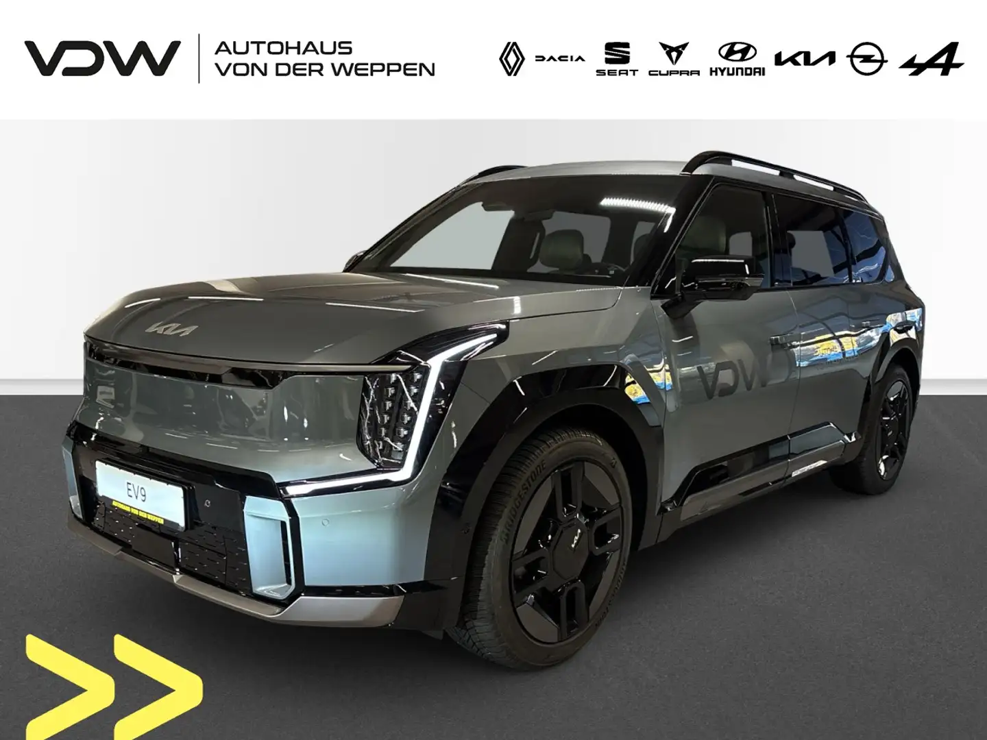 Kia EV9 GT-Line 4WD-Swivel Klima Navi Leder Grün - 1