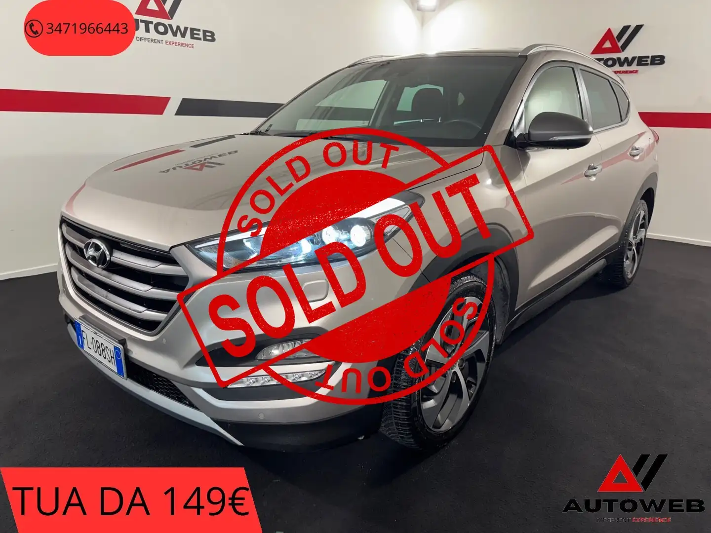 Hyundai TUCSON 1.7 CRDi DCT Sound Edition Brąz - 1