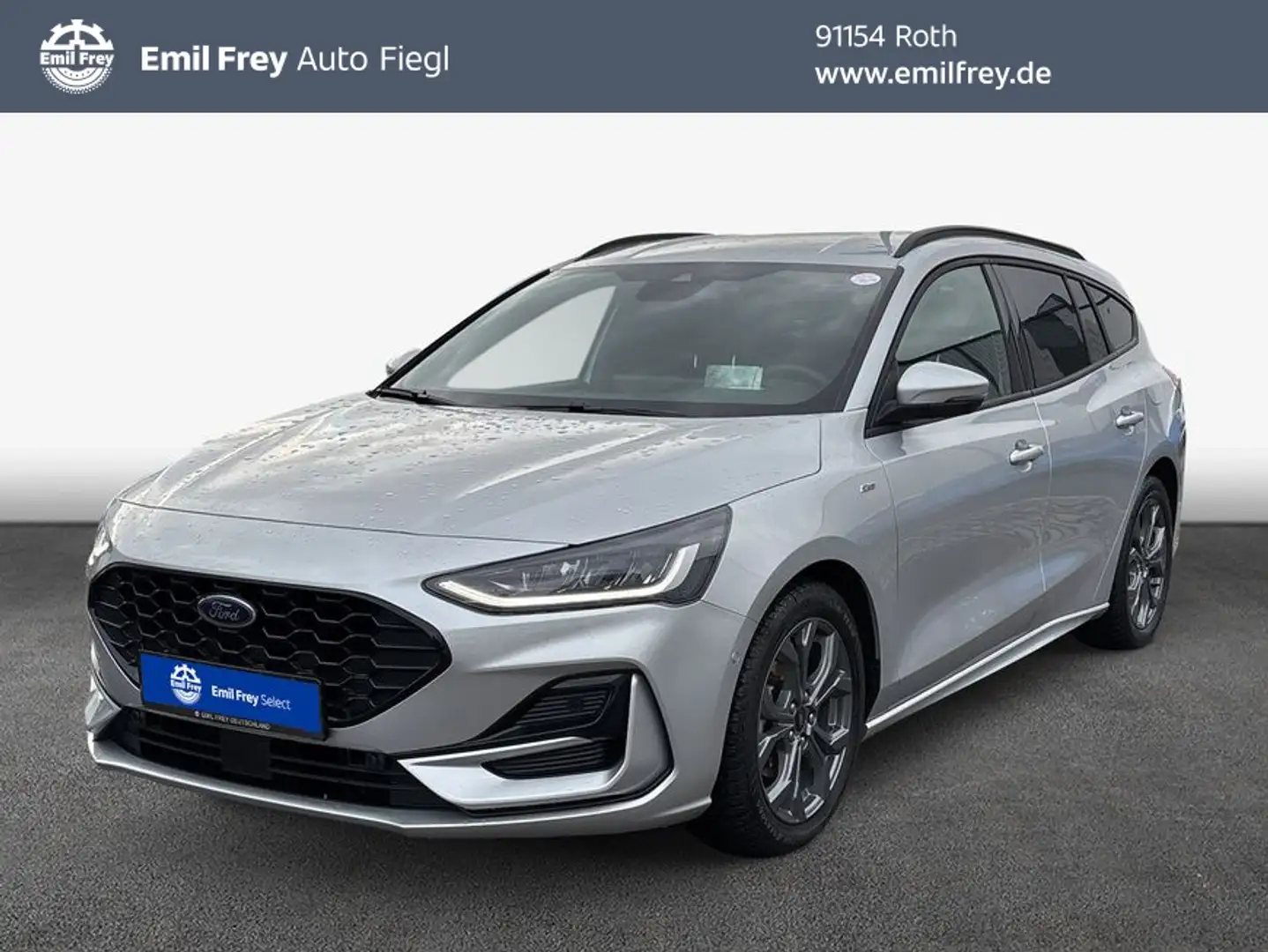 Ford Focus Turnier 1.0 EcoBoost Hybrid ST-LINE X Silber - 1