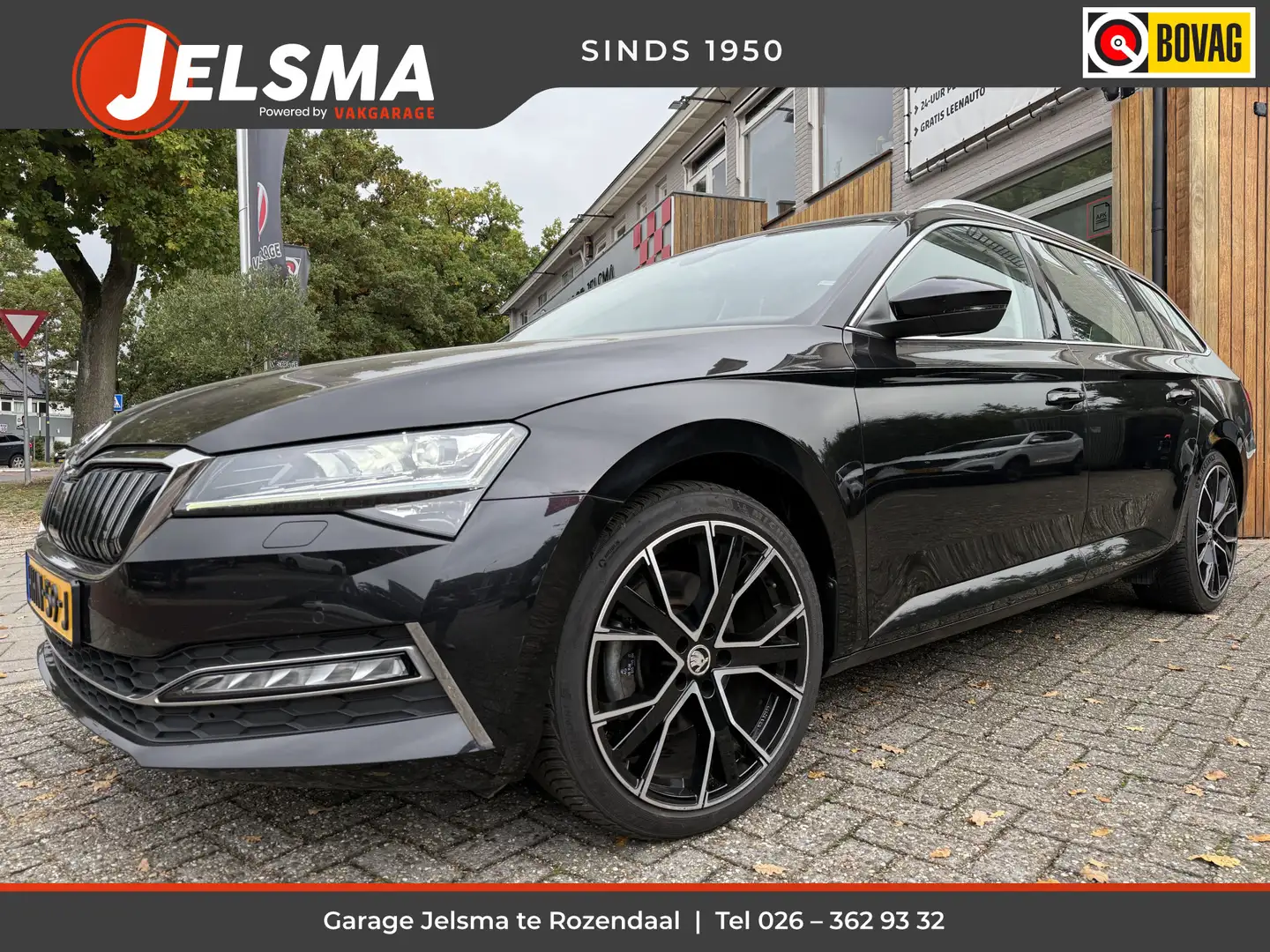 Skoda Superb Combi PHEV iV Edition Aut., Trekhaak | Navi & CarP Negro - 1