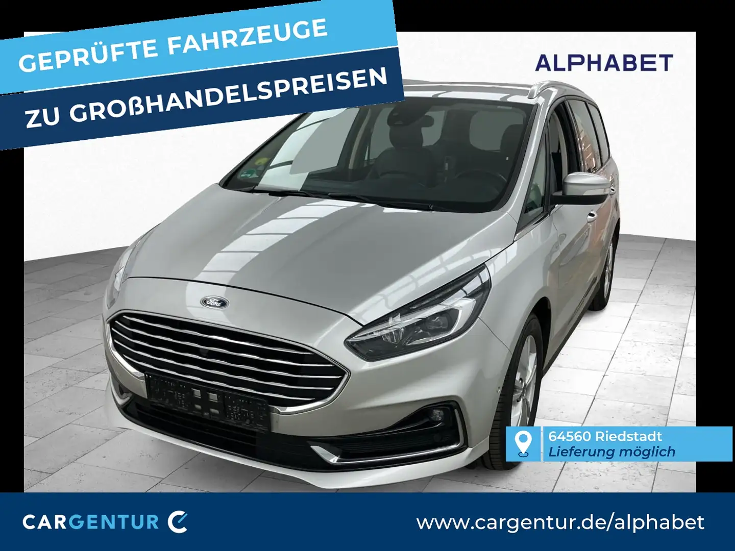 Ford Galaxy 2.0 EcoBlue Titanium ACC LED BLIS Navi Silber - 1