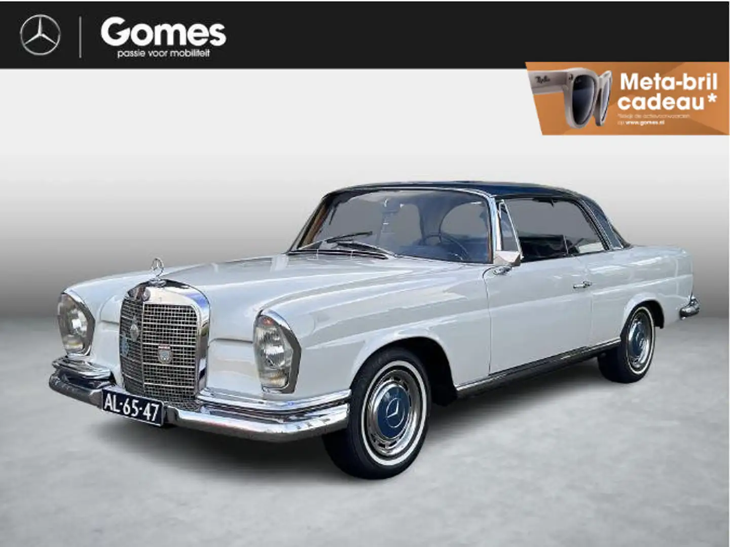 Mercedes-Benz 280 SE Coupe Blanc - 1