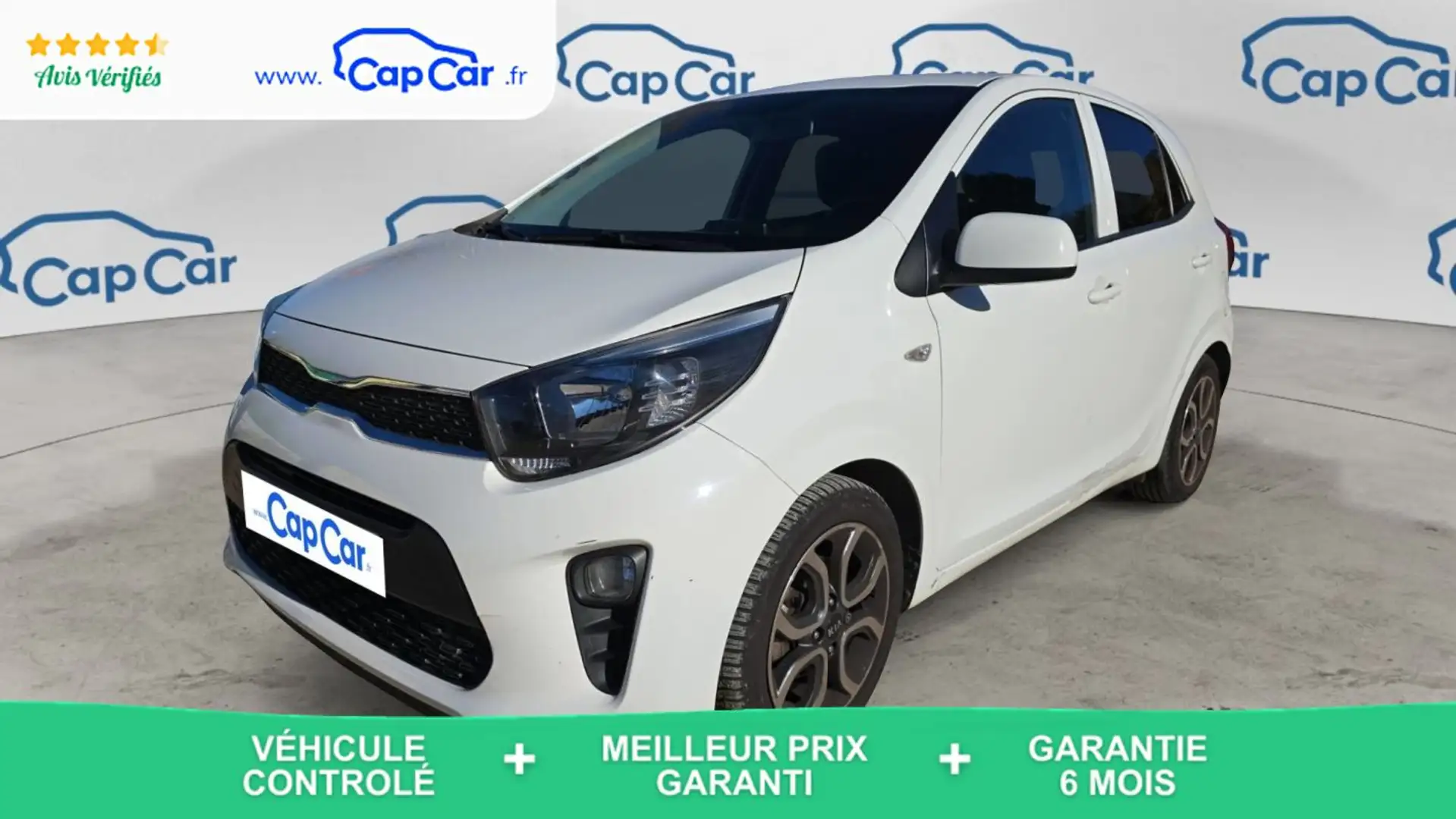 Kia Picanto 1.2 84 BVA GT Line - Automatique Blanc - 1