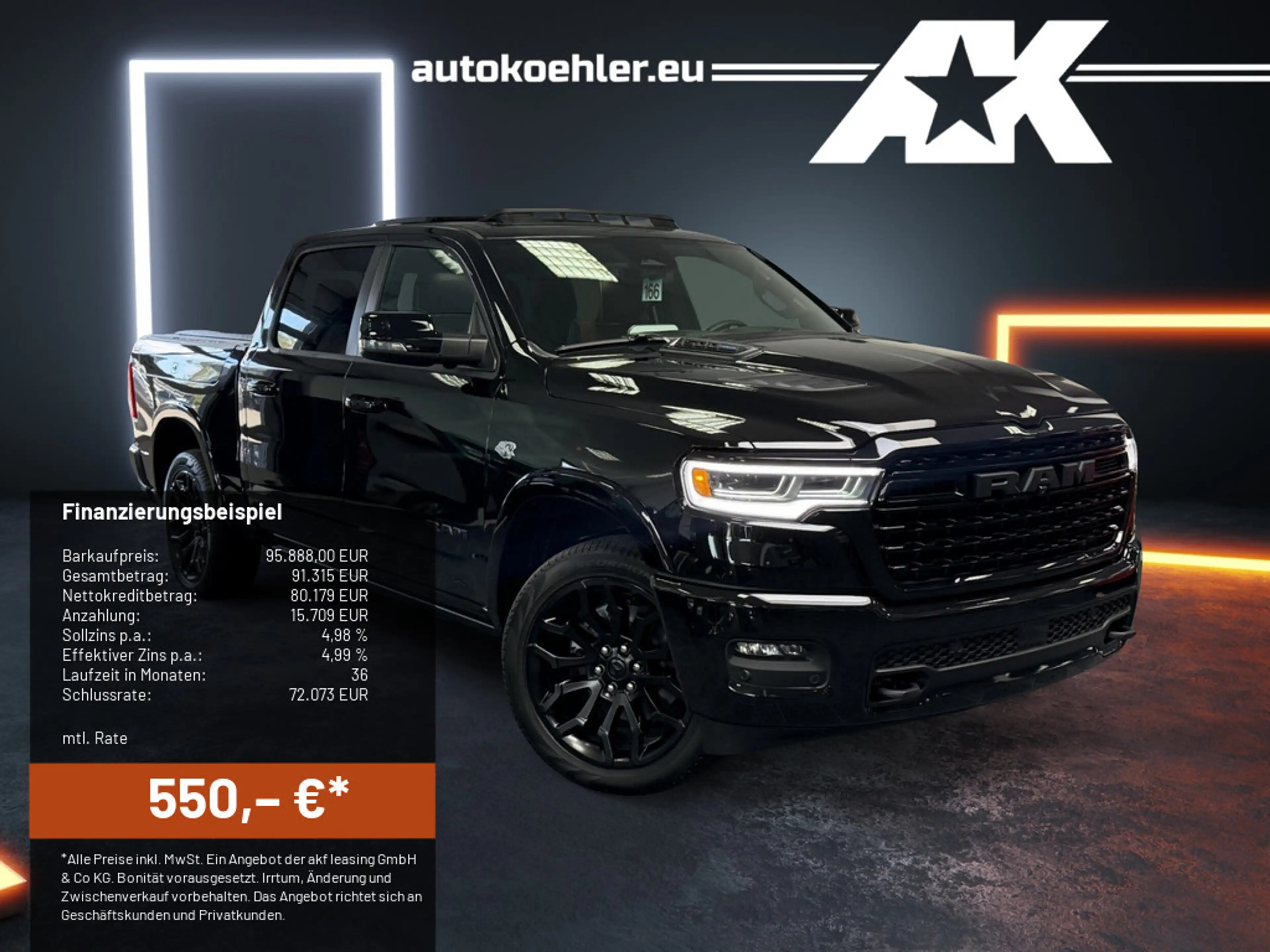 Dodge RAM 1500 Limited Night 5.7L V8, MY26 SOFORT