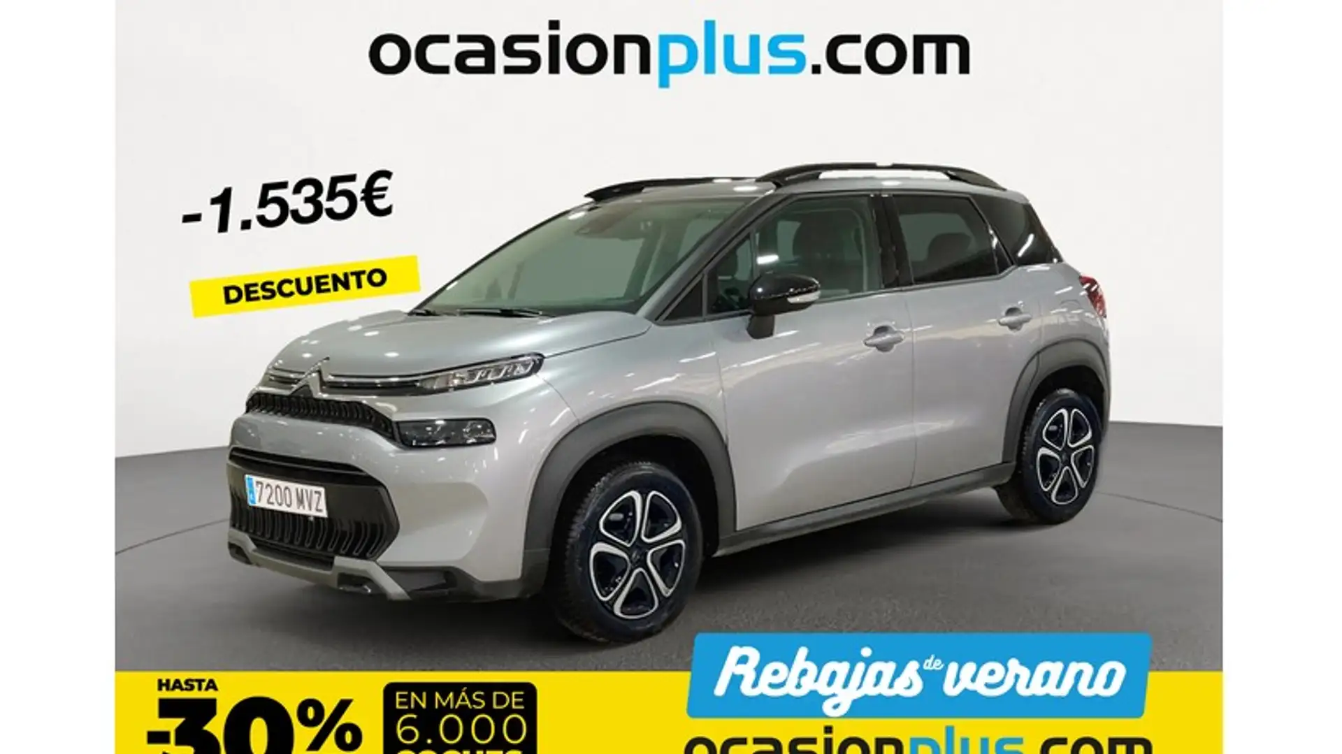 Citroen C3 Aircross Puretech S&S Feel Pack 110 Argent - 1