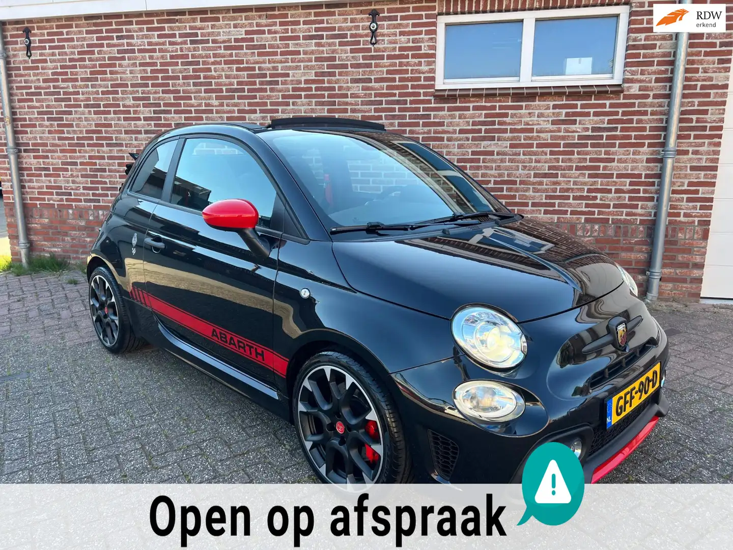 Fiat 500 Abarth Cabrio 1.4 T-Jet Competizione 70th Anniversary|SAB Negro - 1