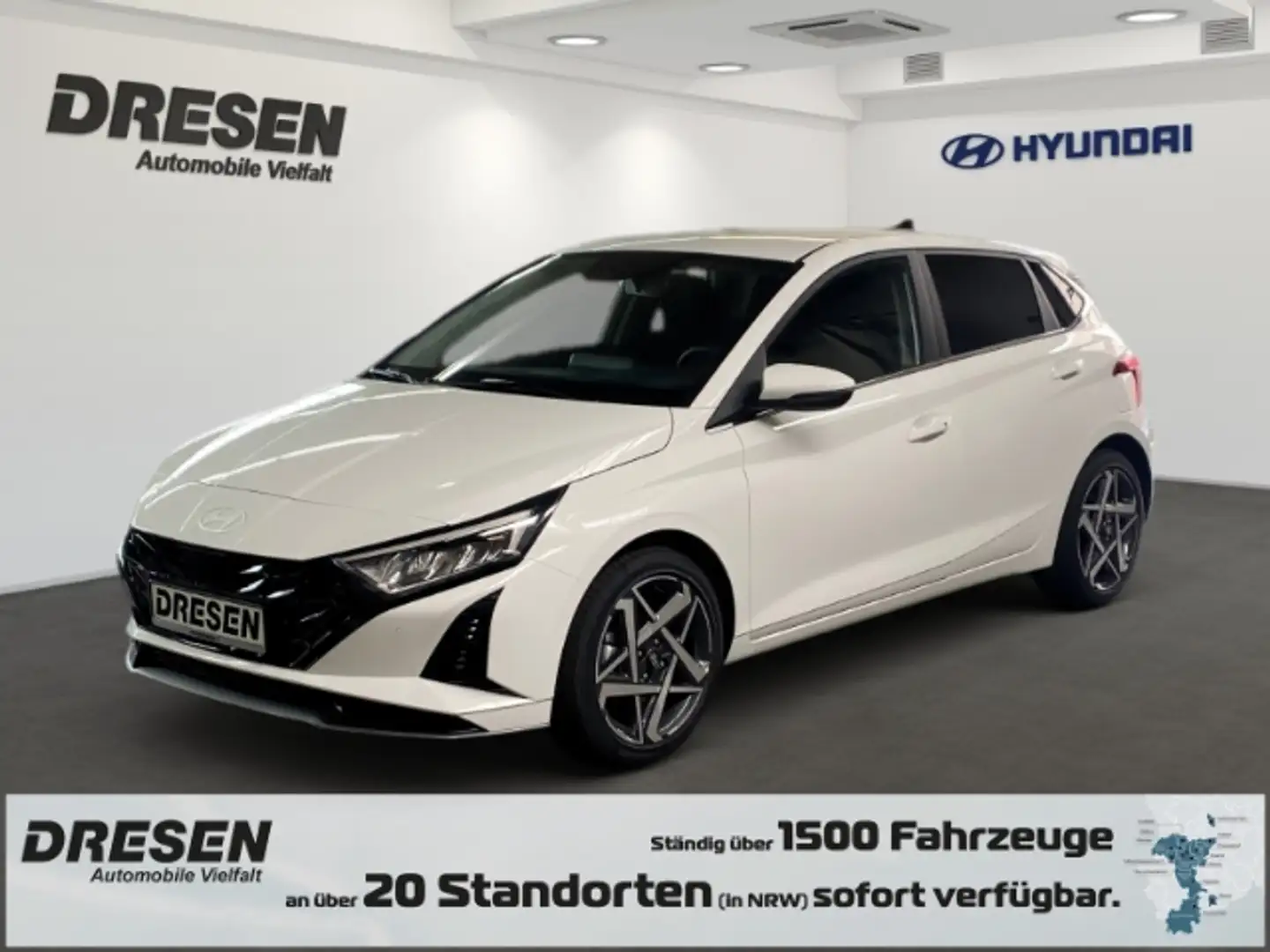 Hyundai i20 1.0 Prime Klimaautomatik Navi SHZ Keyless Weiß - 1