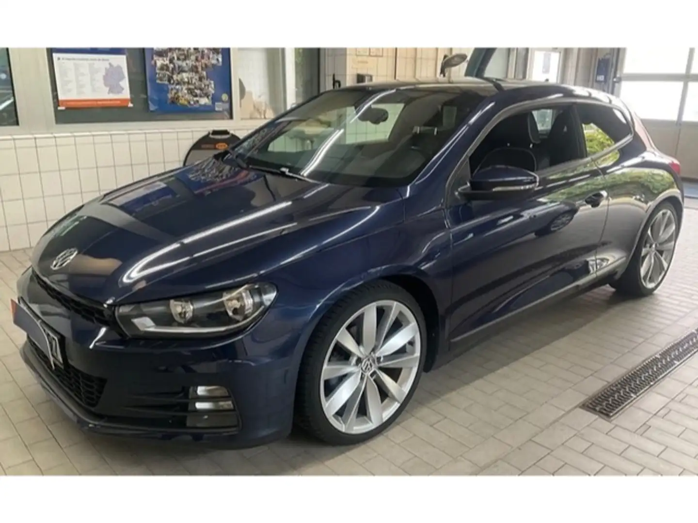 Volkswagen Scirocco 1.4 TSI 125 PS *ALLSTAR*NAVI KAMERA H&R LEDER Bleu - 1