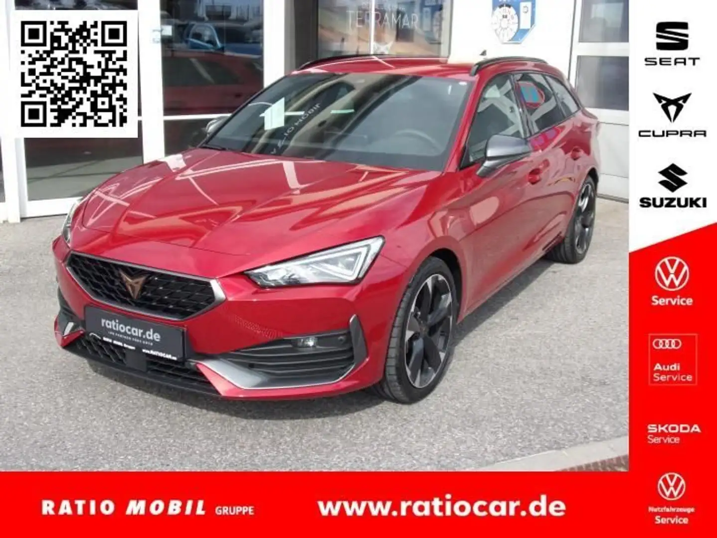 CUPRA Leon LEON SPORTSTOURER 2.0 TSI DSG NAVI SITZHEIZ. EPH Rot - 1