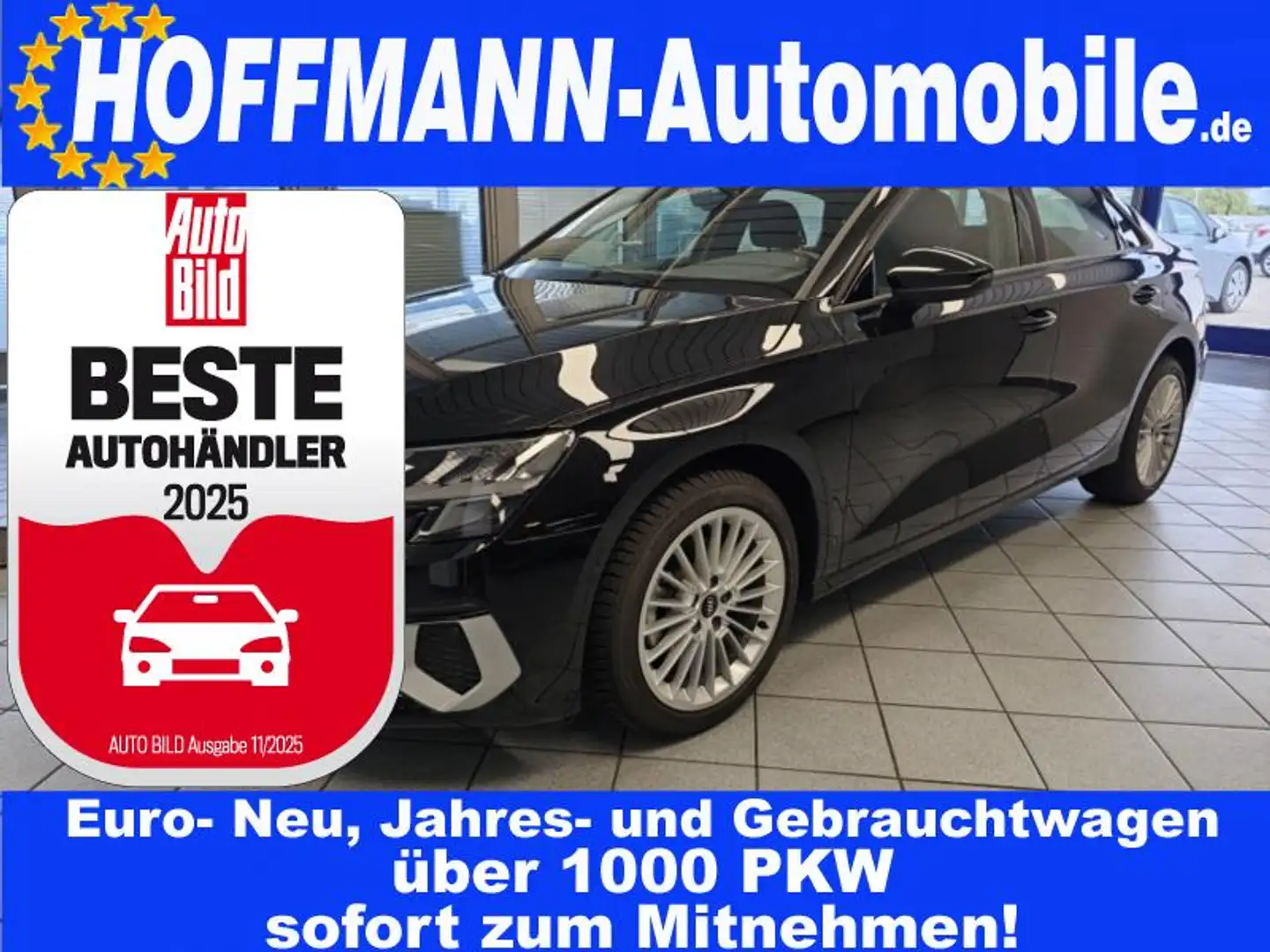 Audi A3 Navi,Klimaautomatik,PDC,SH,GRA Noir - 1