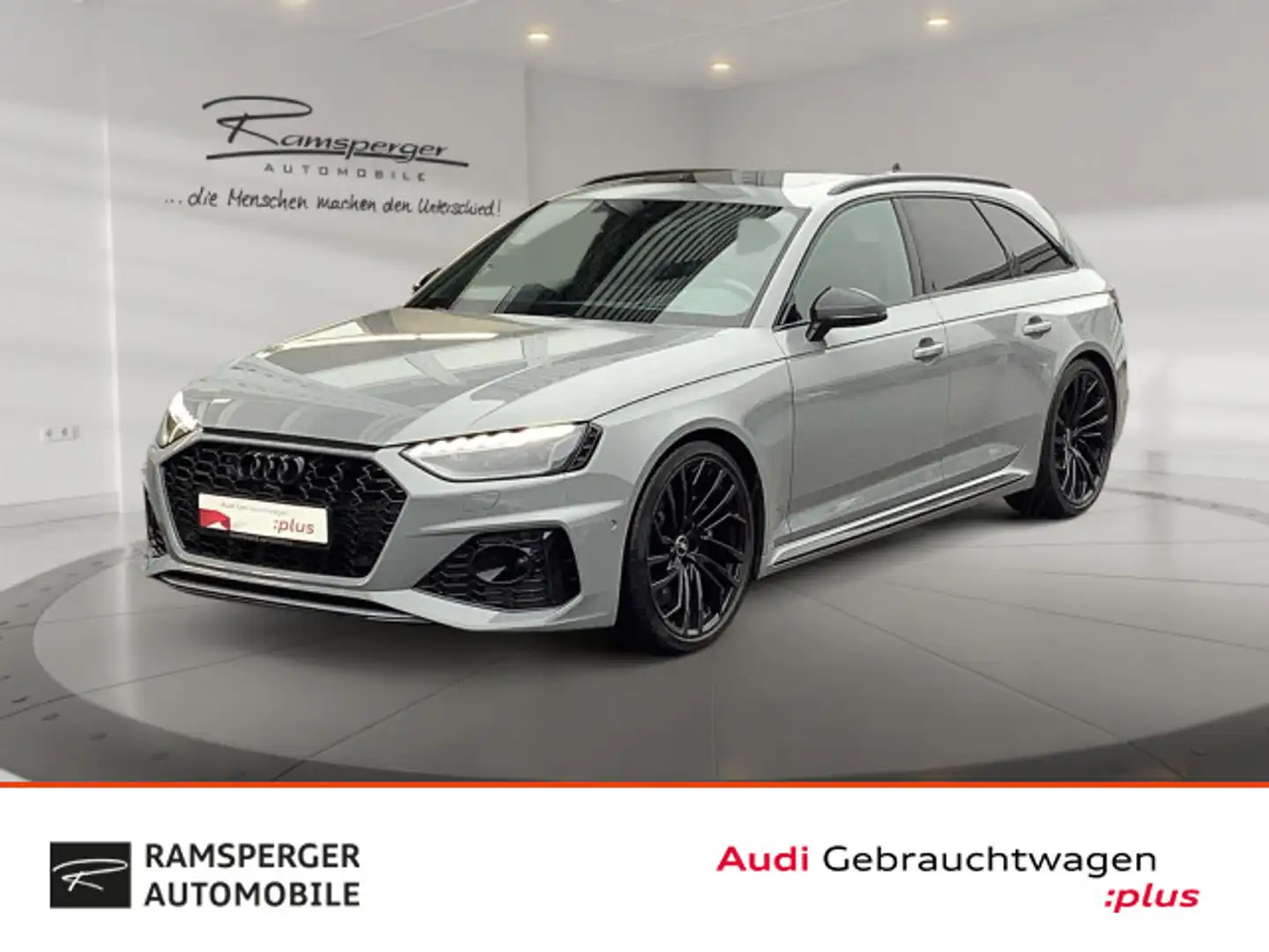 Audi RS4 Matrix ACC DRC RS-AGA 280kmh Pano HUD Gris - 1