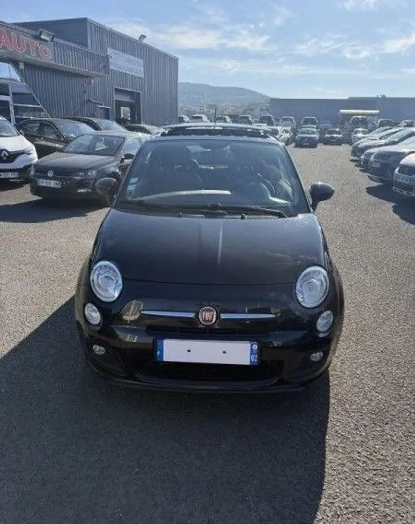 Fiat 500 0.9 8V TWINAIR 85CH S&S S Schwarz - 2