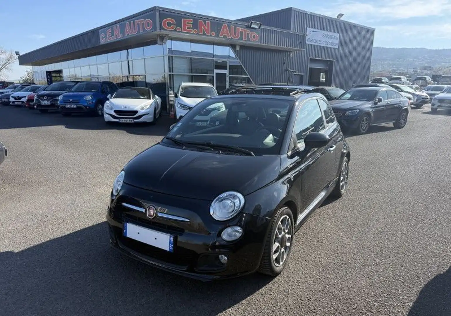 Fiat 500 0.9 8V TWINAIR 85CH S&S S Schwarz - 1