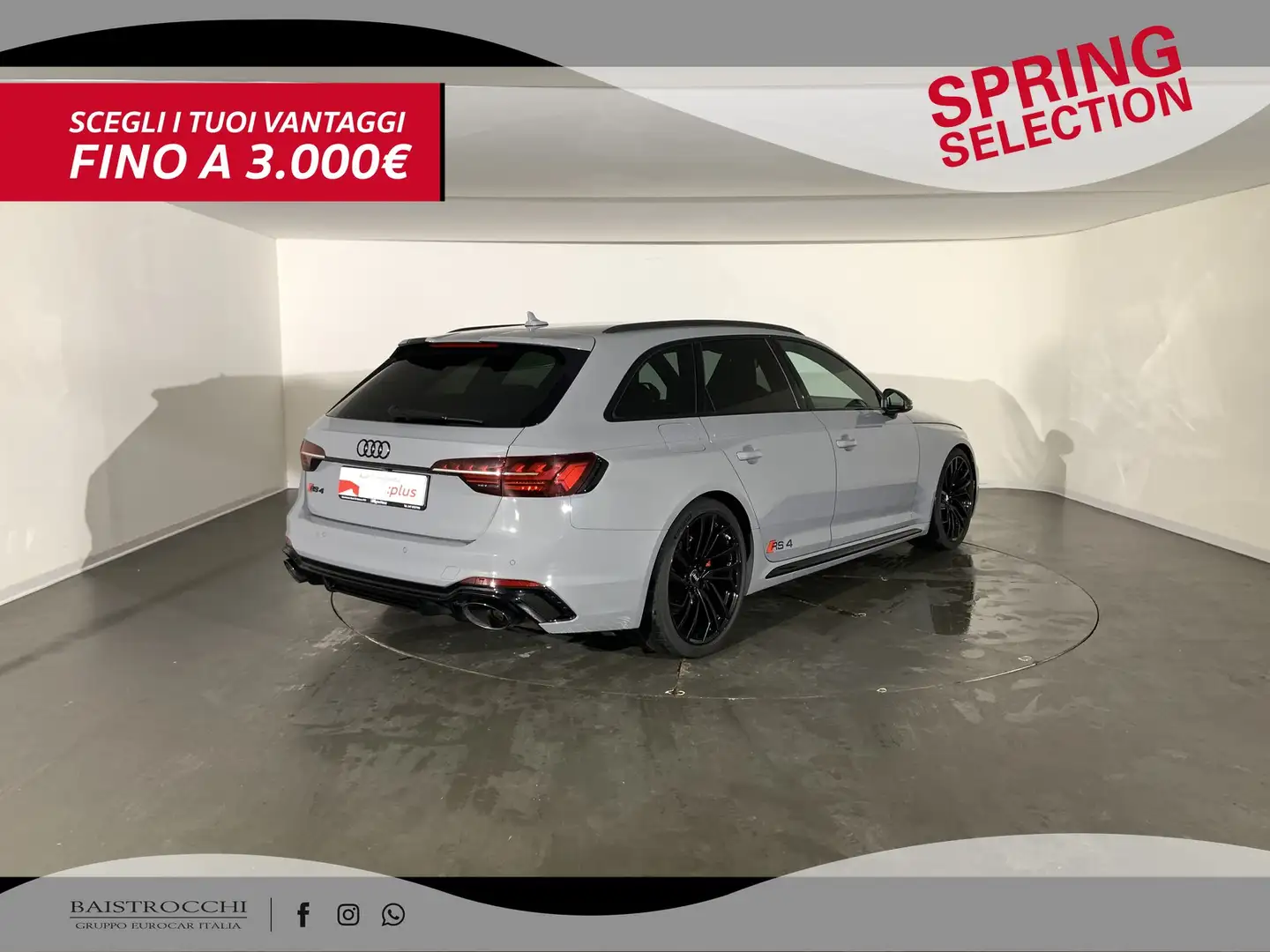 Audi RS4 avant 2.9 tfsi quattro 450cv tiptronic Grigio - 2