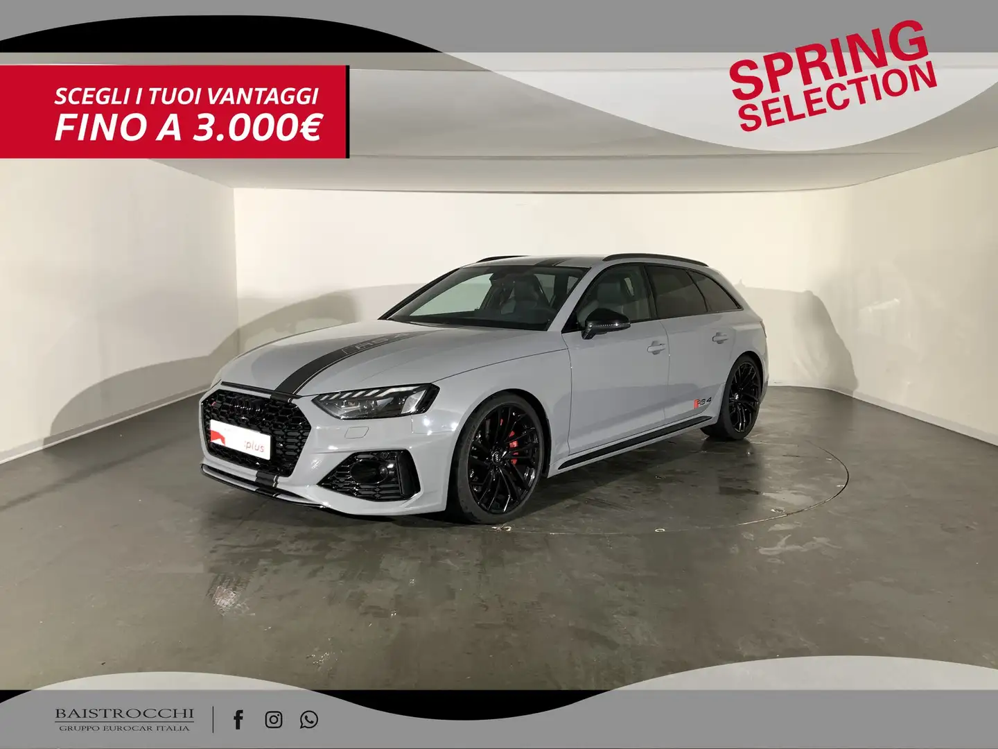 Audi RS4 avant 2.9 tfsi quattro 450cv tiptronic Grigio - 1
