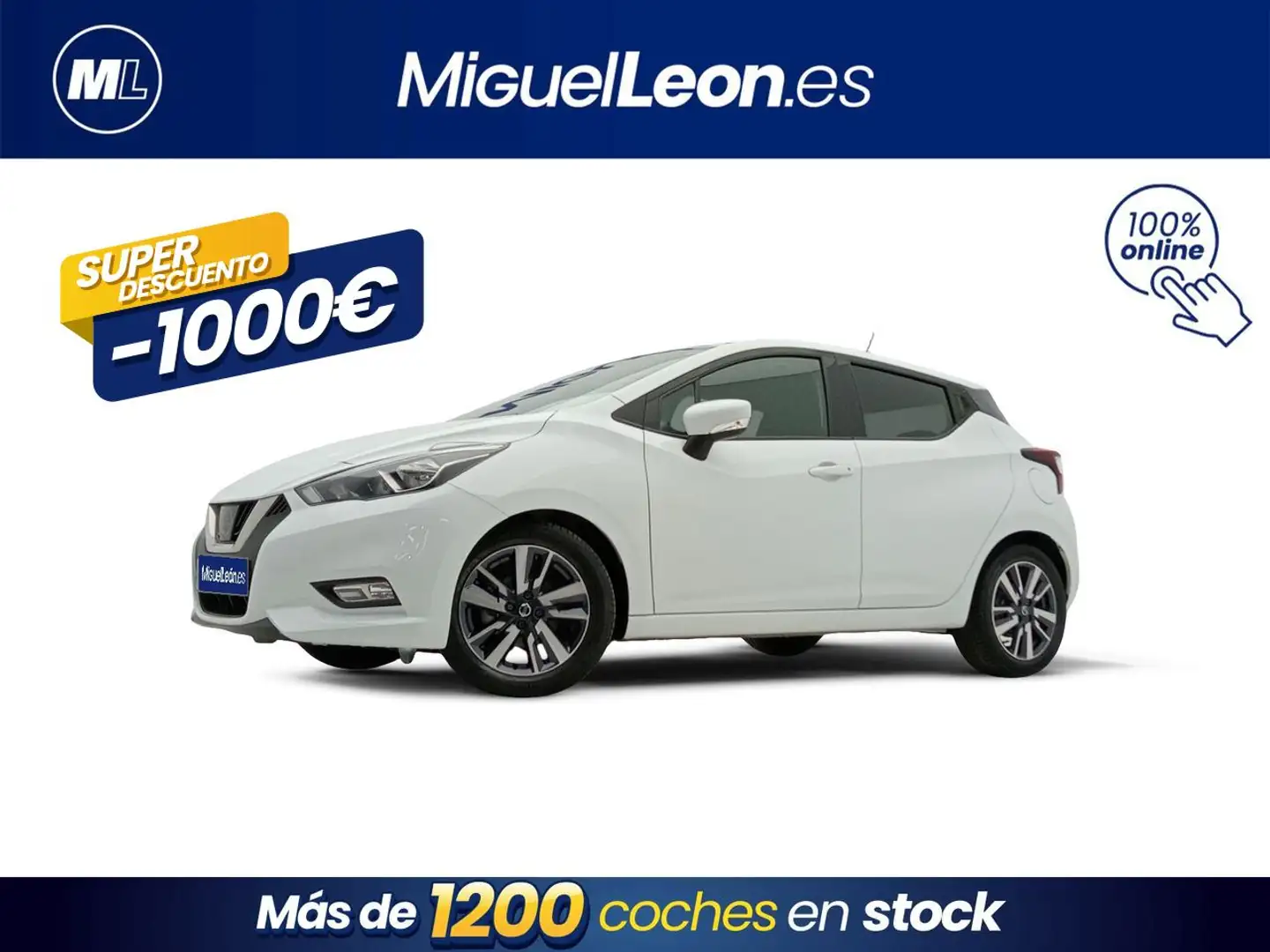 Nissan Micra IG-T S&S Acenta 90 Blanco - 1