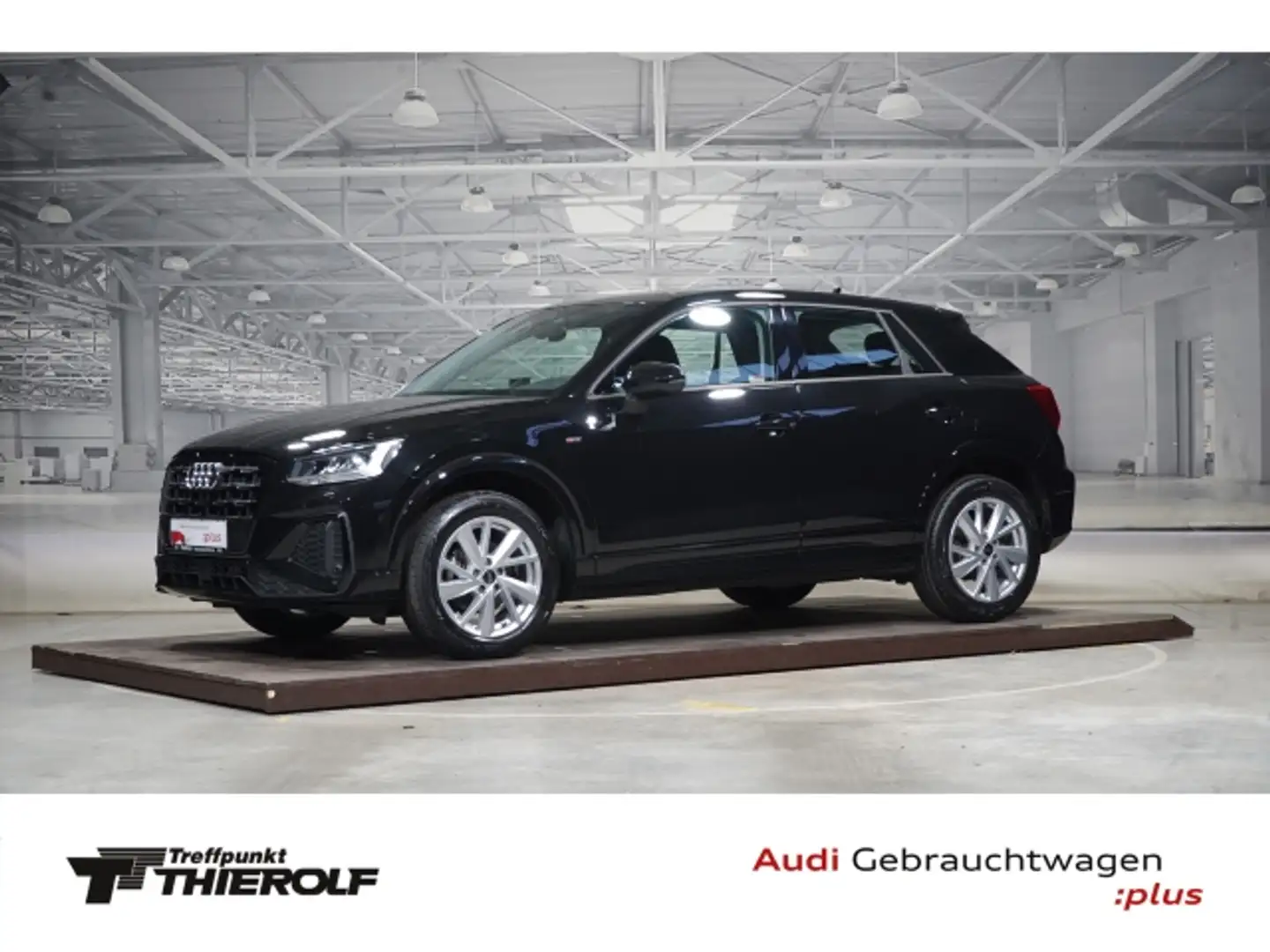 Audi Q2 35 TFSI S line AHK KAMERA NAVI LEDER LED Schwarz - 1