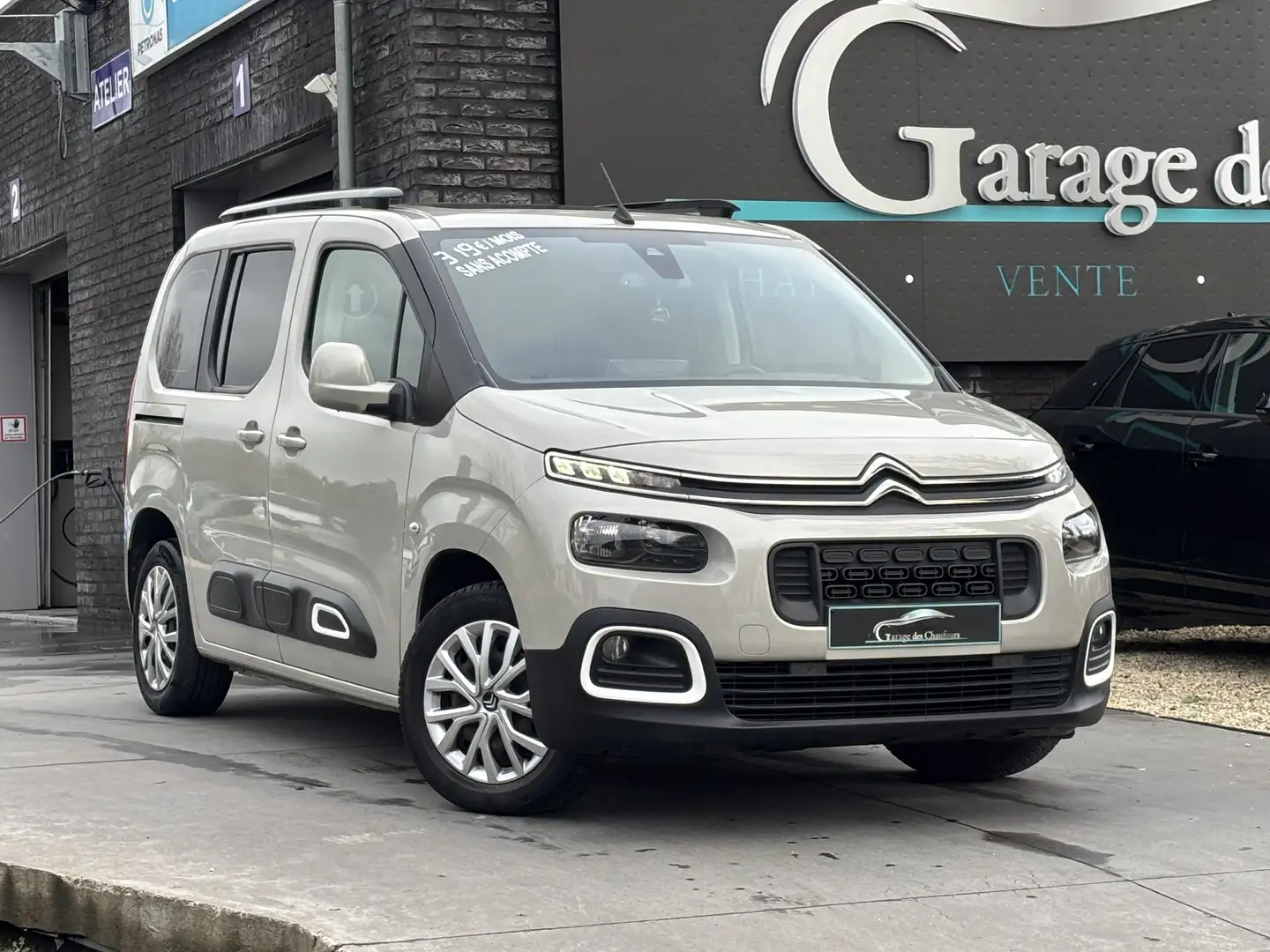 Citroen Berlingo 1.5 BlueHDi Feel - ! Modutop ! - 1er Prop. - Eu6d Beige - 2