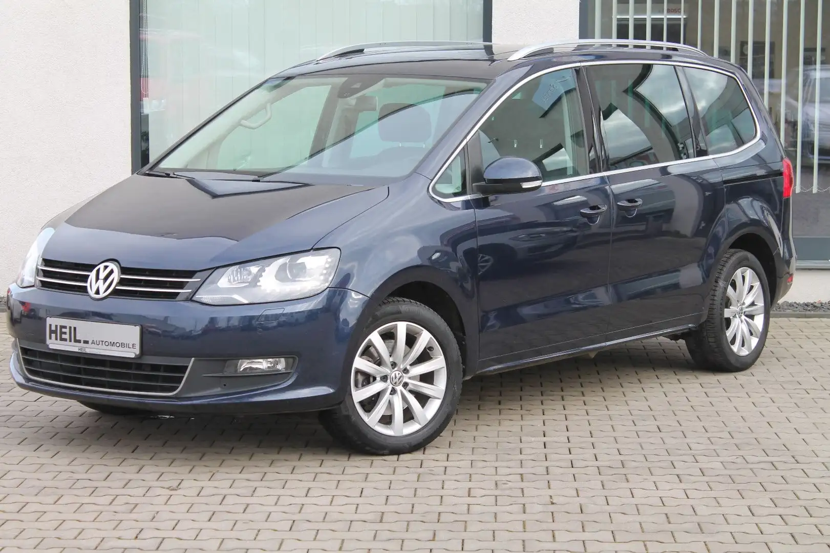 Volkswagen Sharan Comfortline BMT*7 SITZE*NAVI*PDC*PANO* Bleu - 1