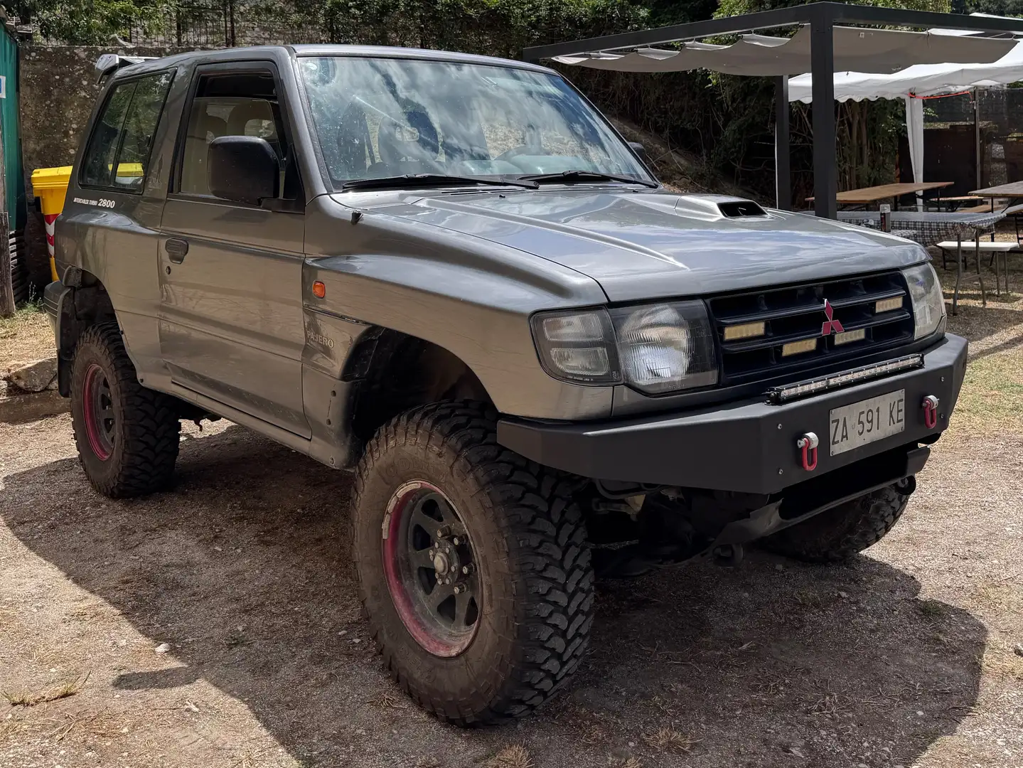 Mitsubishi Pajero Pajero II 1998Metal Top 2.8 tdi GLS Target Gris - 1