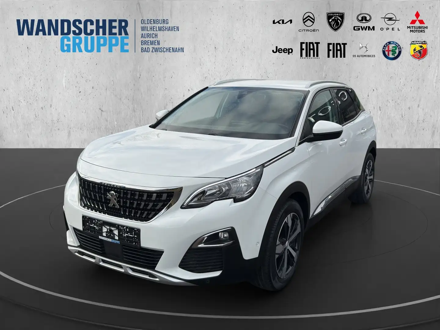 Peugeot 3008 1.5 BlueHDi 130 Allure +AHK+SHZ+SpurH Weiß - 1