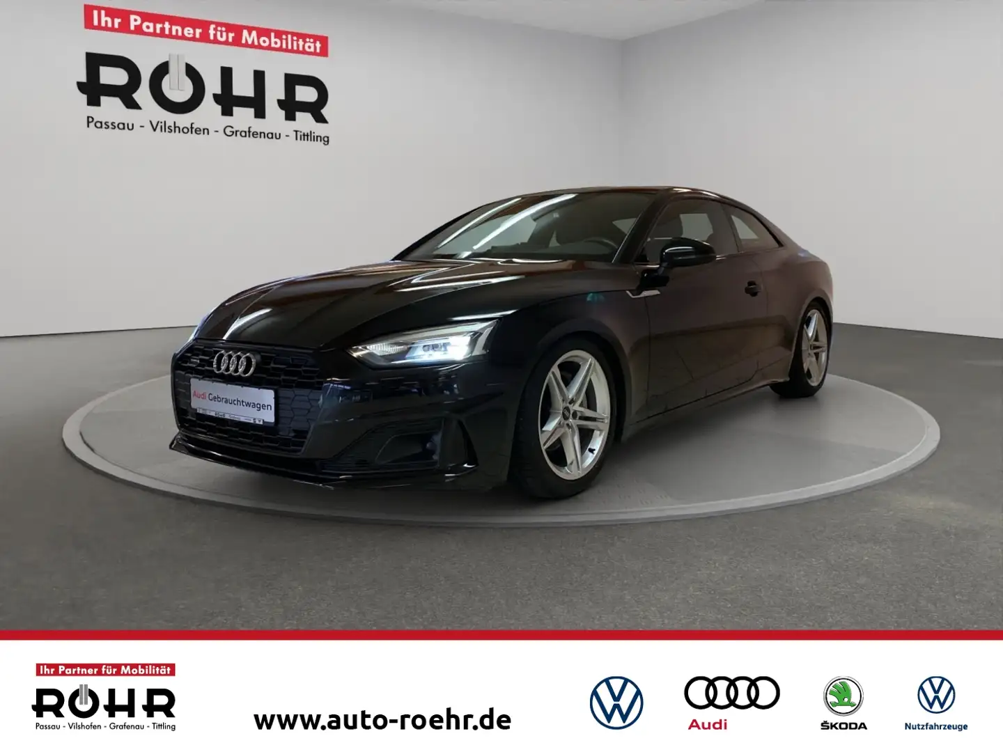 Audi A5 Coupé advanced 40 TDI quattro S tronic (Navi.Pano. Noir - 1