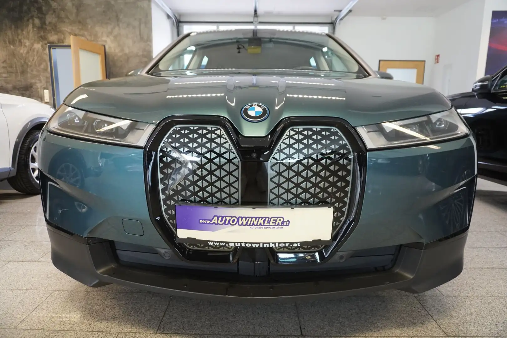 BMW iX xDrive40 Virtual/Leder/Navi/LED/AHK Blau - 2