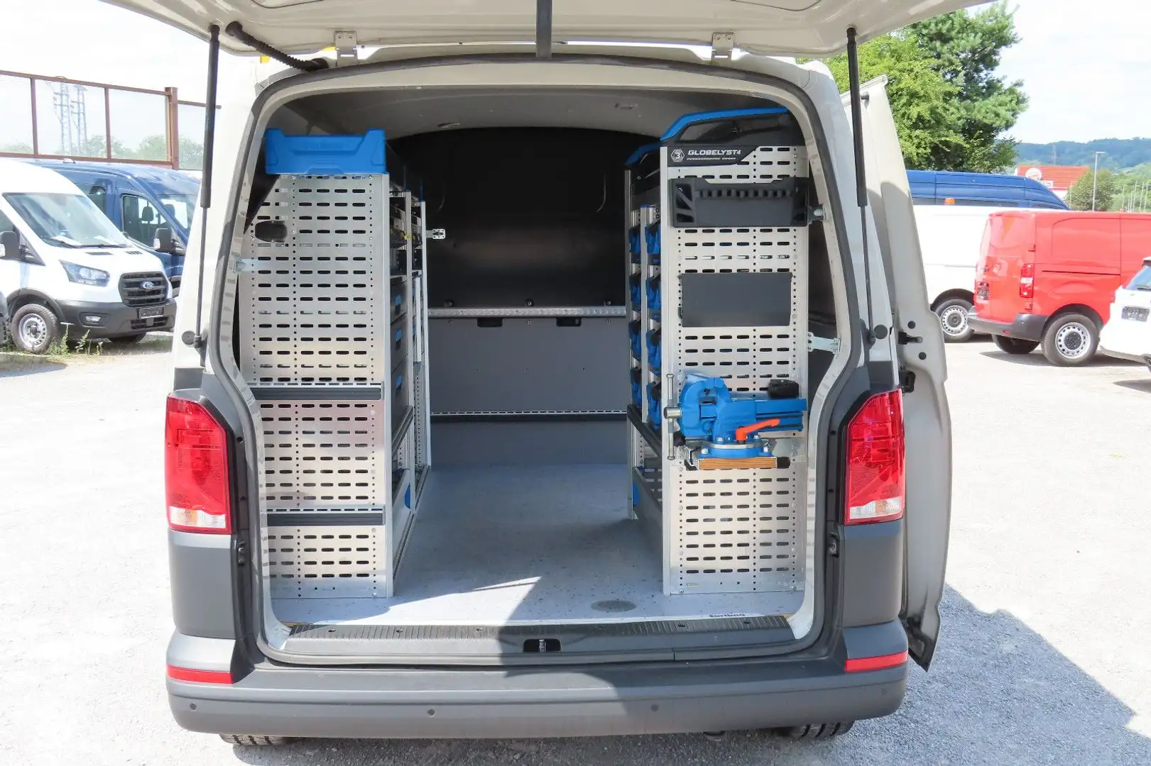 Volkswagen T6 Transporter T6.1 Kasten EcoProfi Klima 3Sitze Sortimo-Regale Gris - 1