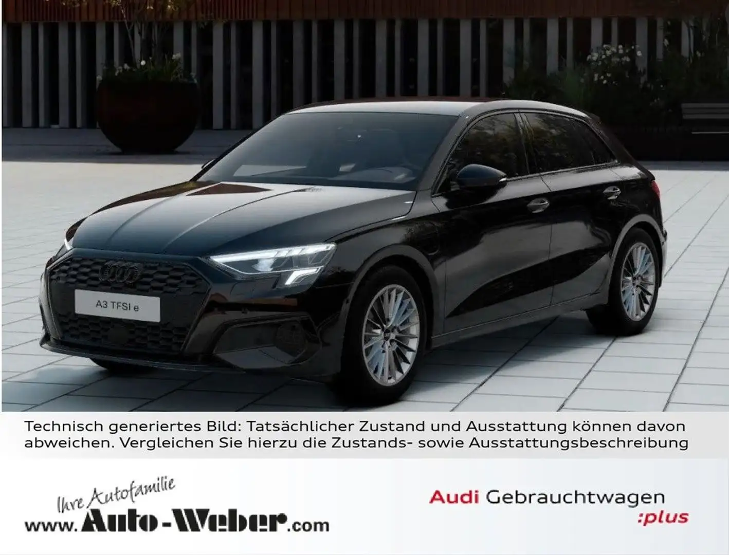 Audi A3 Sportback 40TFSIe S-tronic advanced Schwarz - 1
