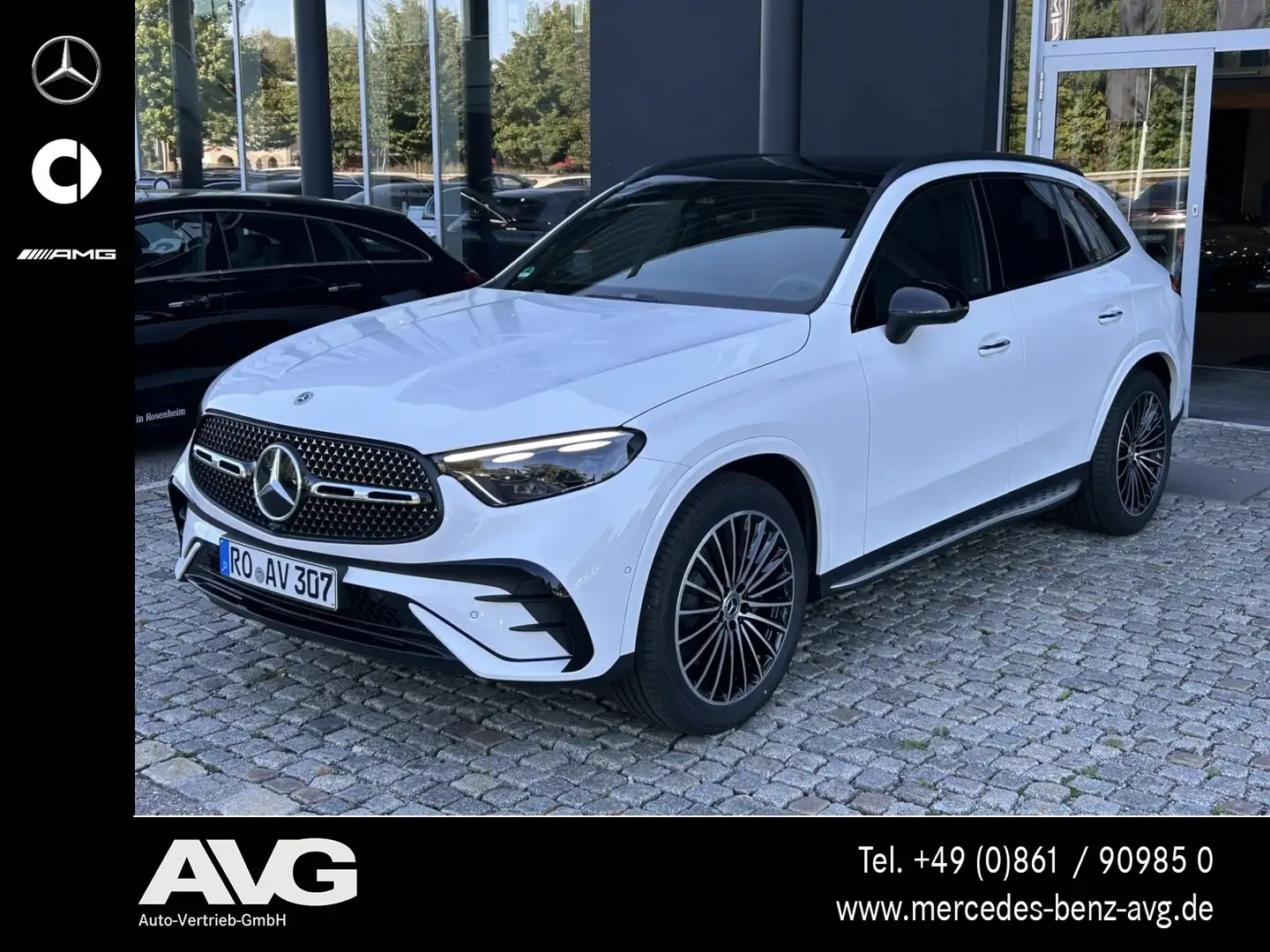 Mercedes-Benz GLC 220 GLC 220 d 4M Edition AMG Pano AHK DIGITAL 360° Weiß - 1