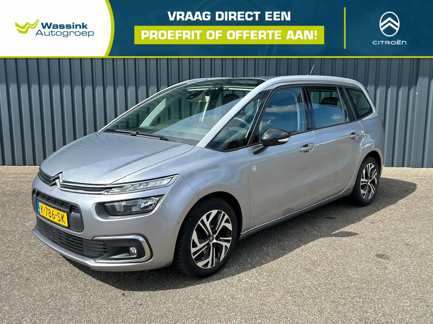 Citroen Grand C4 SpaceTourer 1.2 C-Series 130pk 7-zits | Navigatie | Climate co Grijs - 1