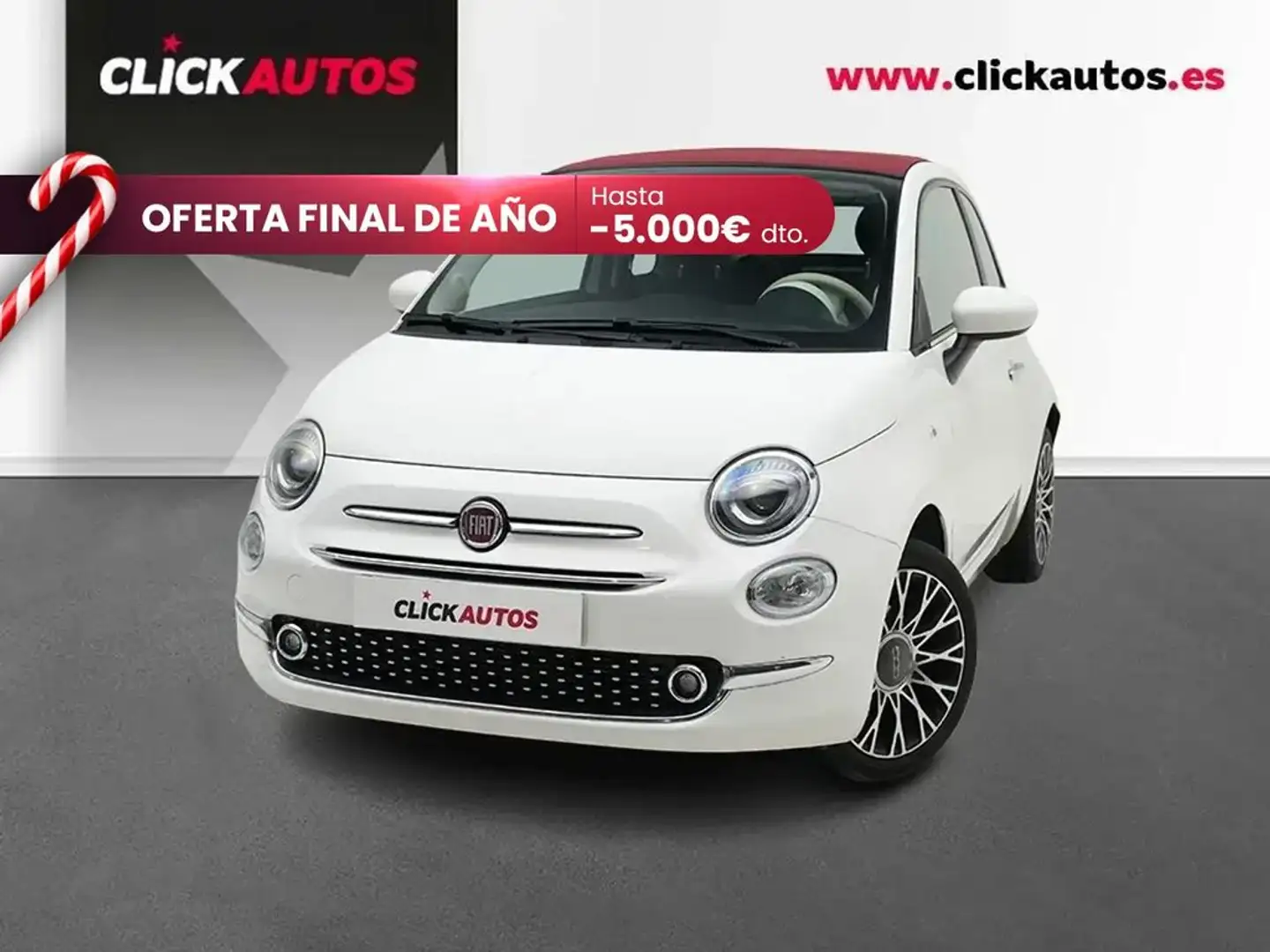 Fiat 500 1.0 Hybrid 70CV Dolcevita Blanc - 1