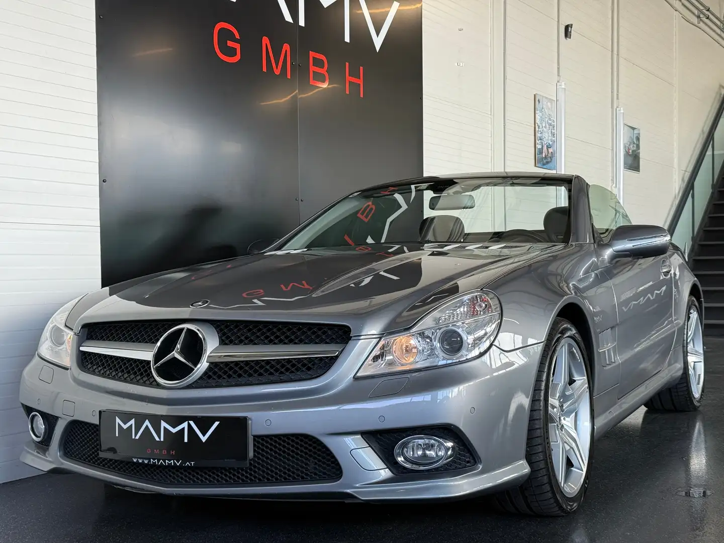 Mercedes-Benz SL 350 AMG Sportpaket Facelift Tausch Finanzierung Silber - 2
