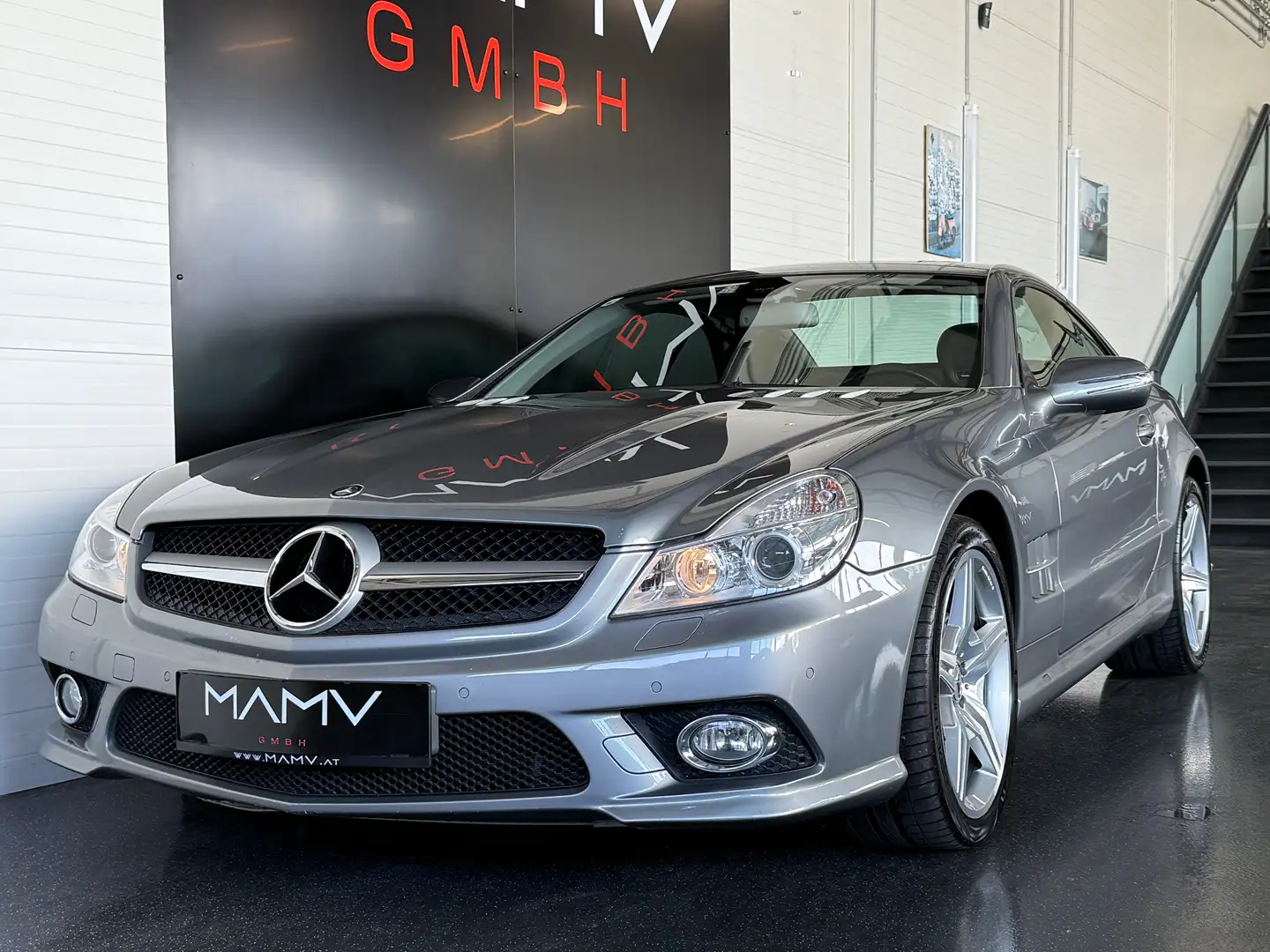 Mercedes-Benz SL 350 AMG Sportpaket Facelift Tausch Finanzierung Silber - 1