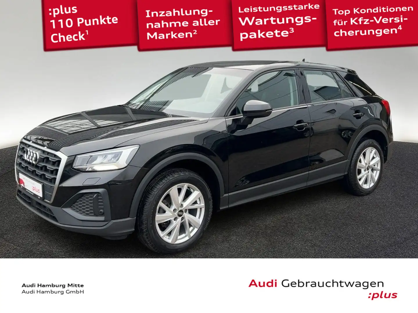 Audi Q2 30 TDI Navi Kamera Sitzheizung Klima Schwarz - 1