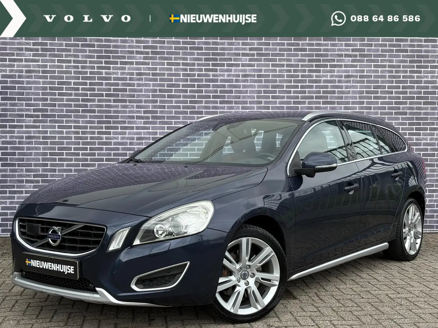 Volvo V60 2.0 T5 Summum | Trekhaak | Adaptieve Cruise Contro Bleu - 1
