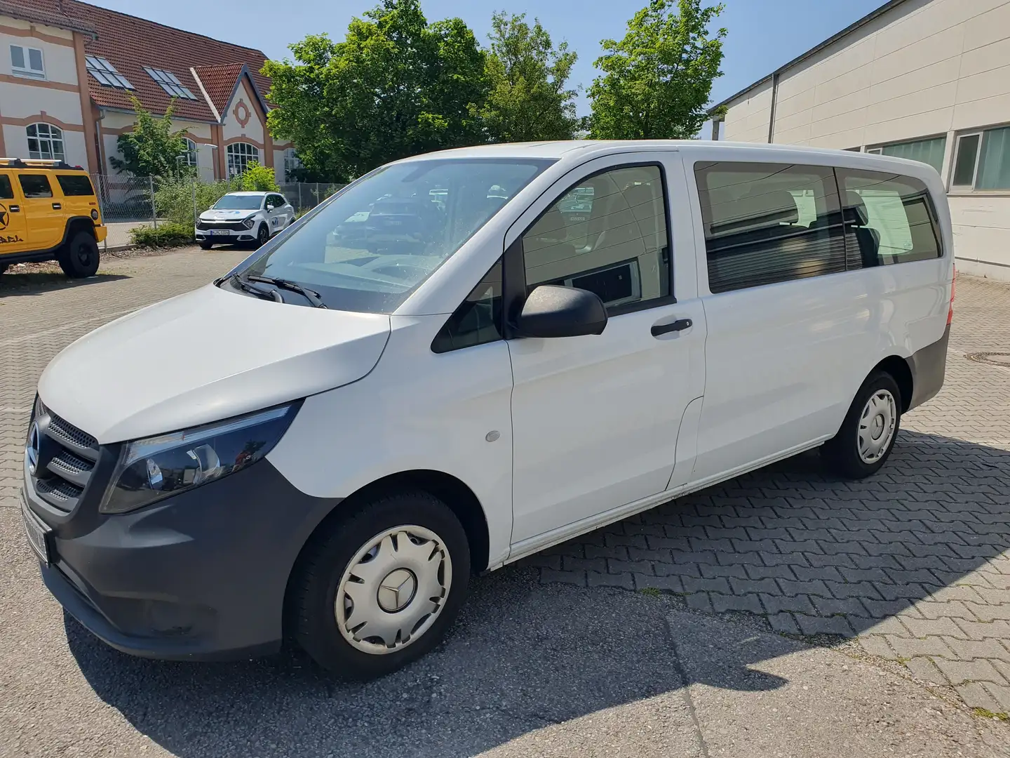 Mercedes-Benz Vito 110 CDI Tourer Lang *Klima / 9-Sitzer / Euro 6* Blanco - 2