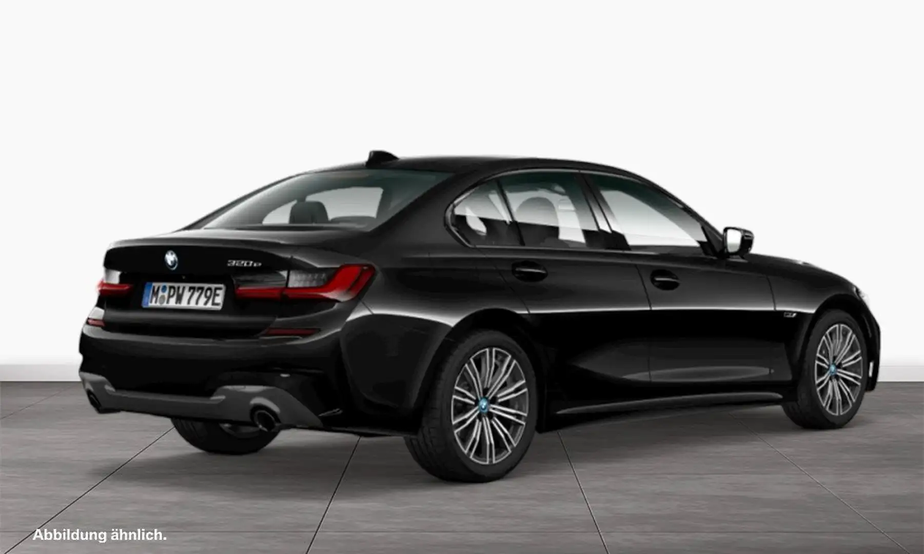 BMW 320 e Limousine*M SPORT*LASER*LIVE COCKPIT PROF*360° K Schwarz - 2