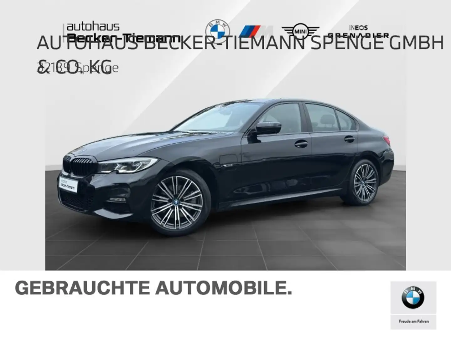 BMW 320 e Limousine*M SPORT*LASER*LIVE COCKPIT PROF*360° K Nero - 1