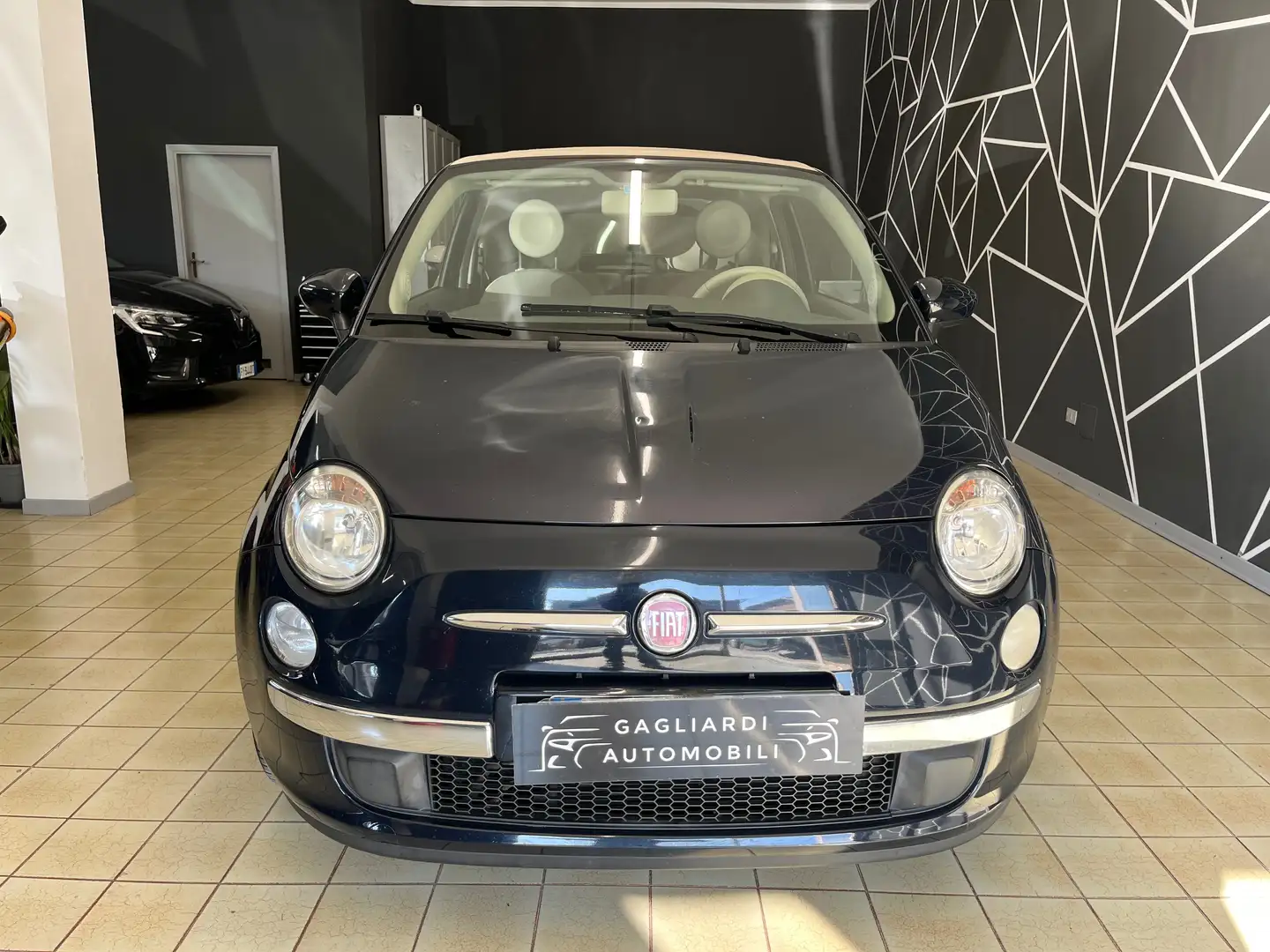 Fiat 500 500C 1.3 mjt 16v Lounge 75cv Bleu - 2