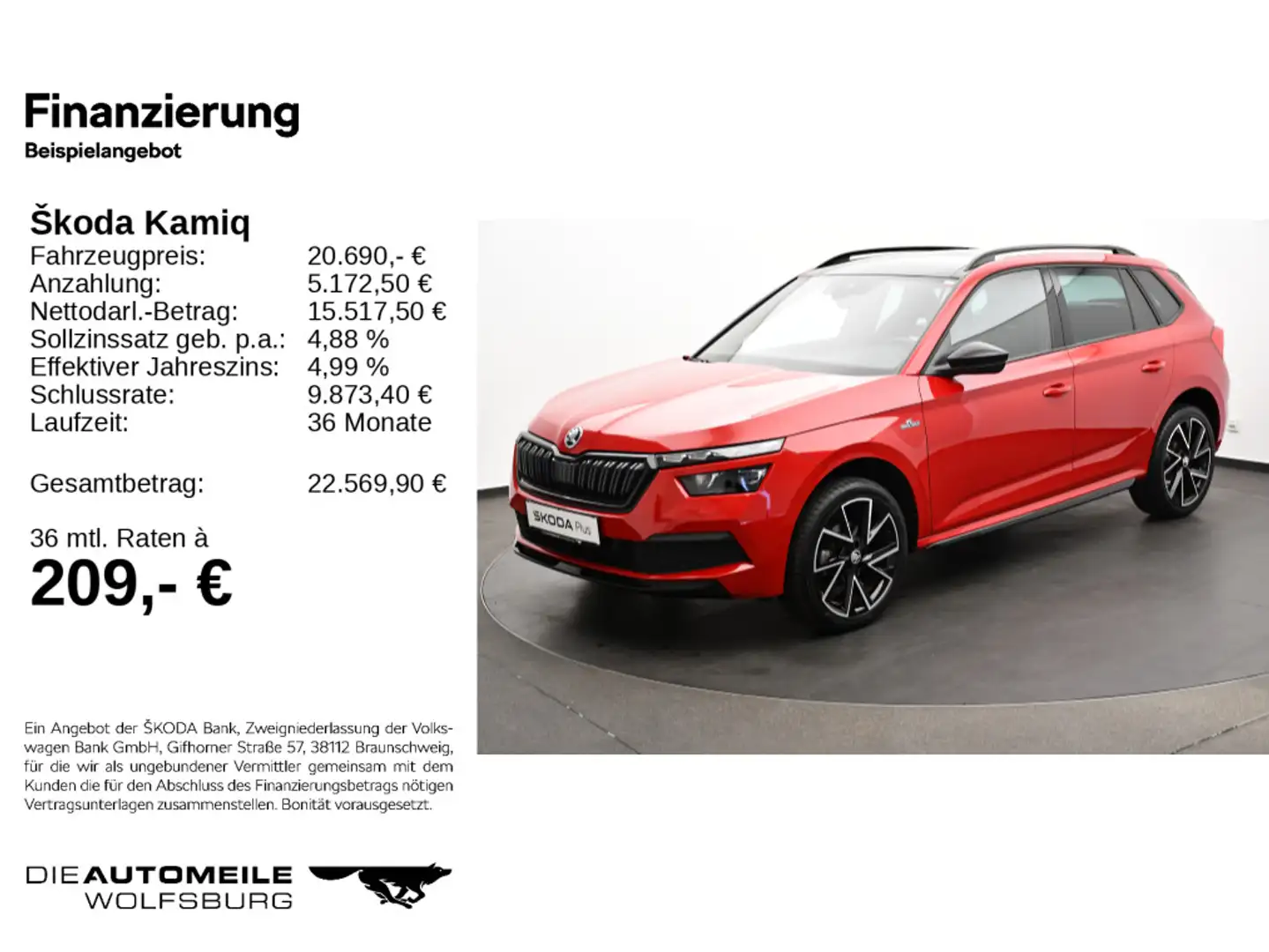 Skoda Kamiq 1,0 TSI Monte Carlo Pano/MirrorLink/Rear V Rot - 2