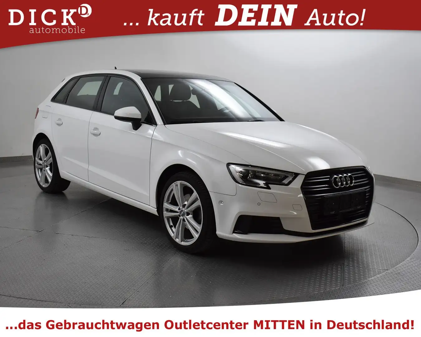 Audi A3 SB 30 G-Tron Sport S LINE+PANO+B&O+ACC+MASSAG Weiß - 1