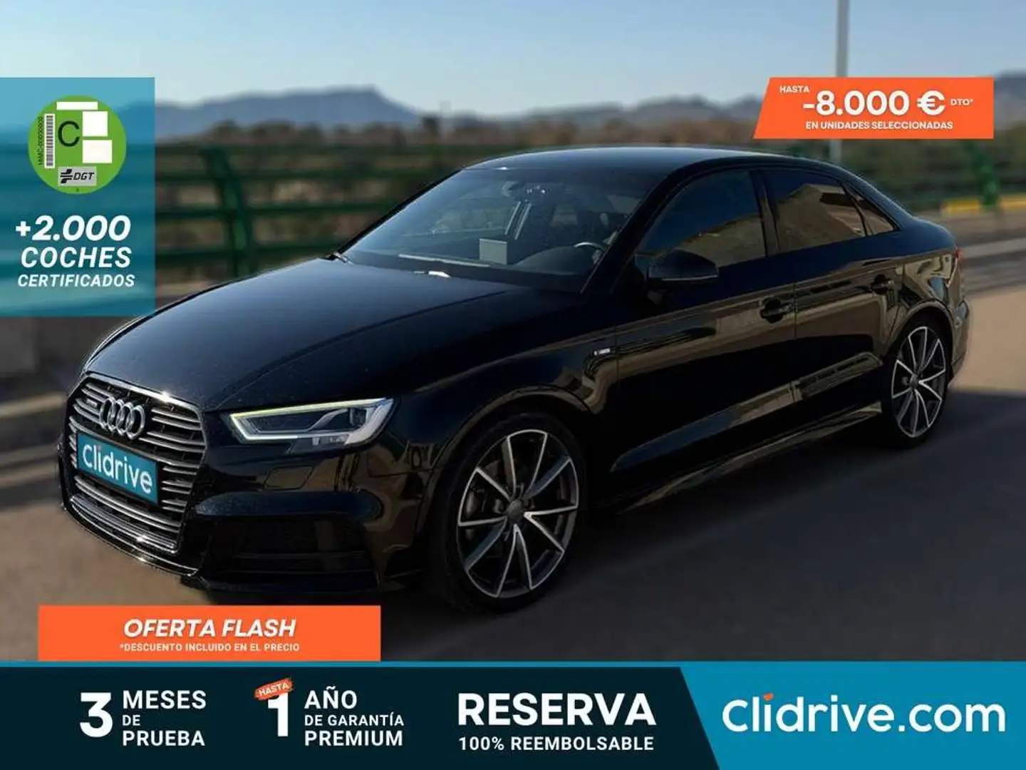 Audi A3 2.0 TFSI quattro S tronic 140kW Negro - 1